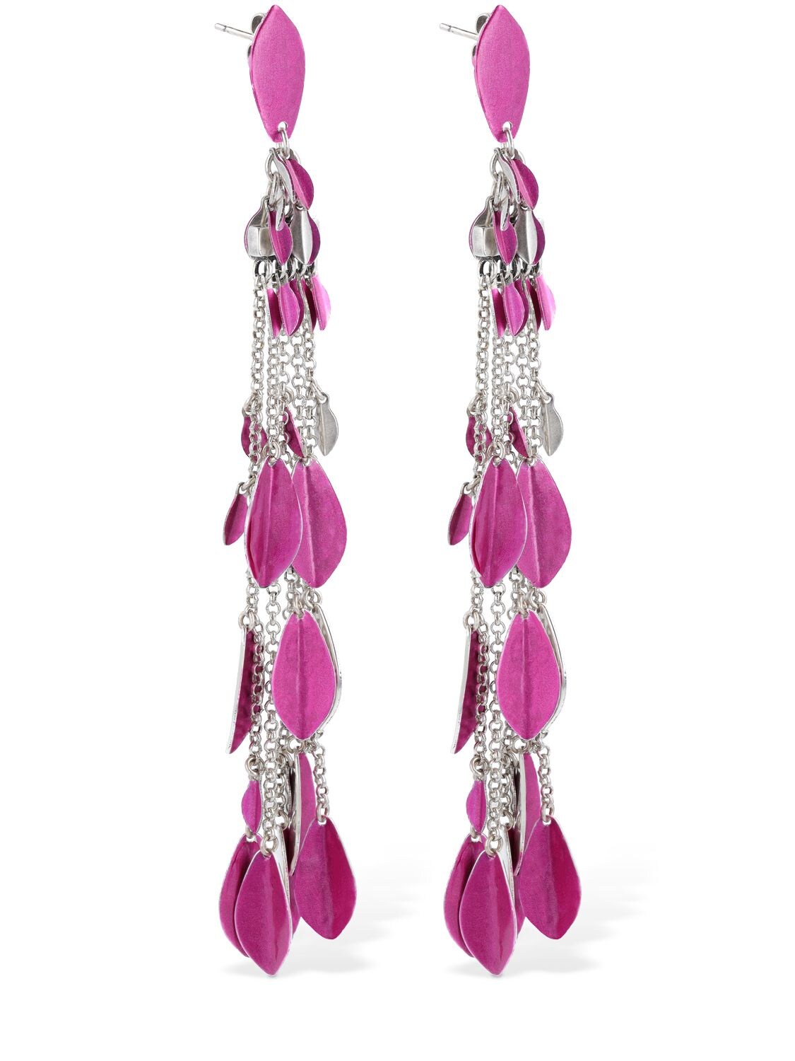 ISABEL MARANT COLOR SHINY LEA DROP EARRINGS 
