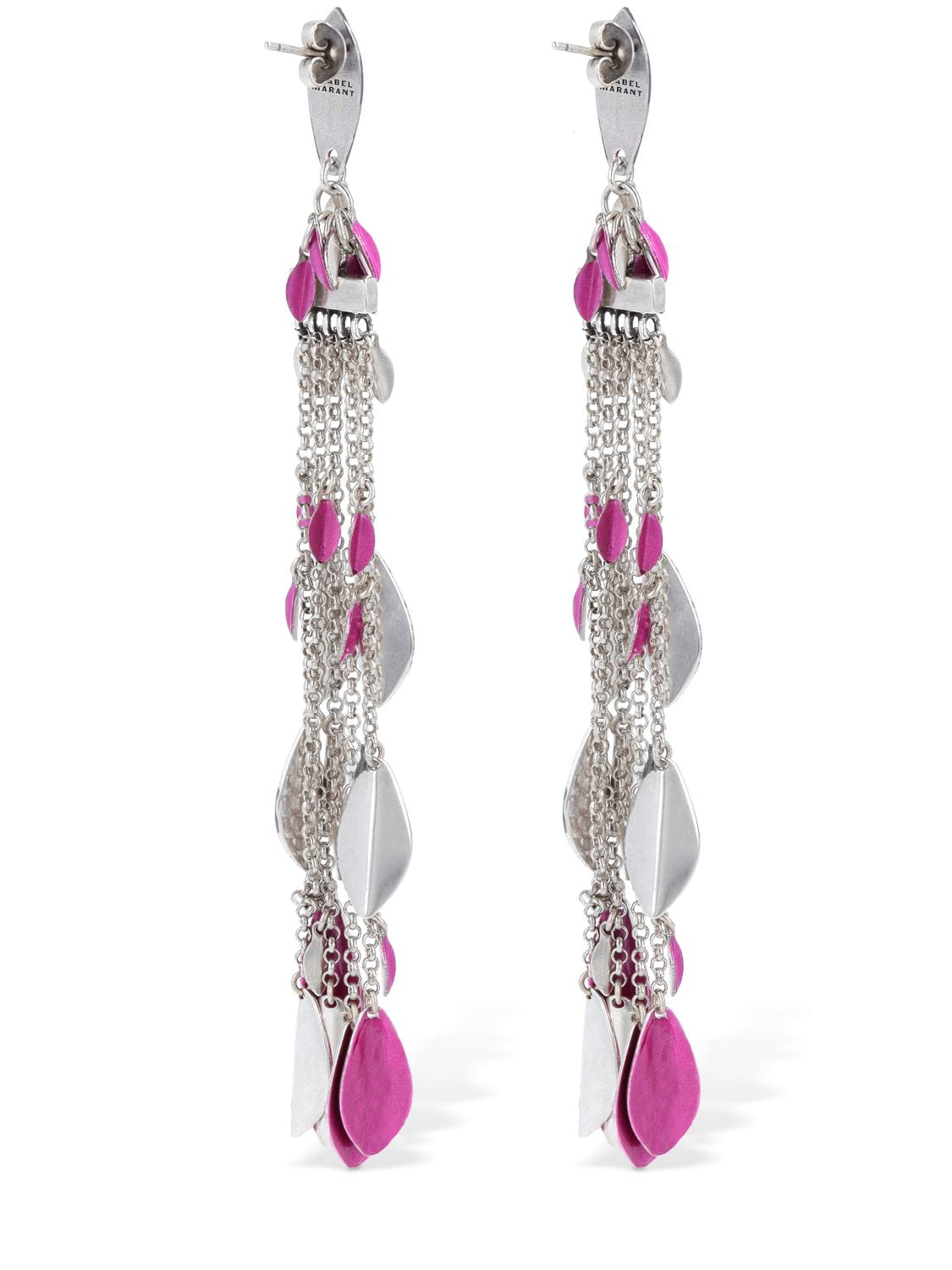 ISABEL MARANT COLOR SHINY LEA DROP EARRINGS 