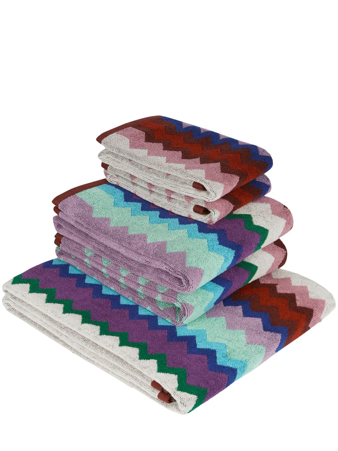 Missoni Home Collection Set Of 5 Chantal Towels In Multicolor