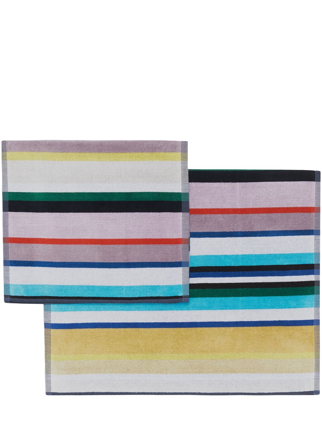 Shop Missoni Home Collection Set Of 2 Chase Towels In Multicolor