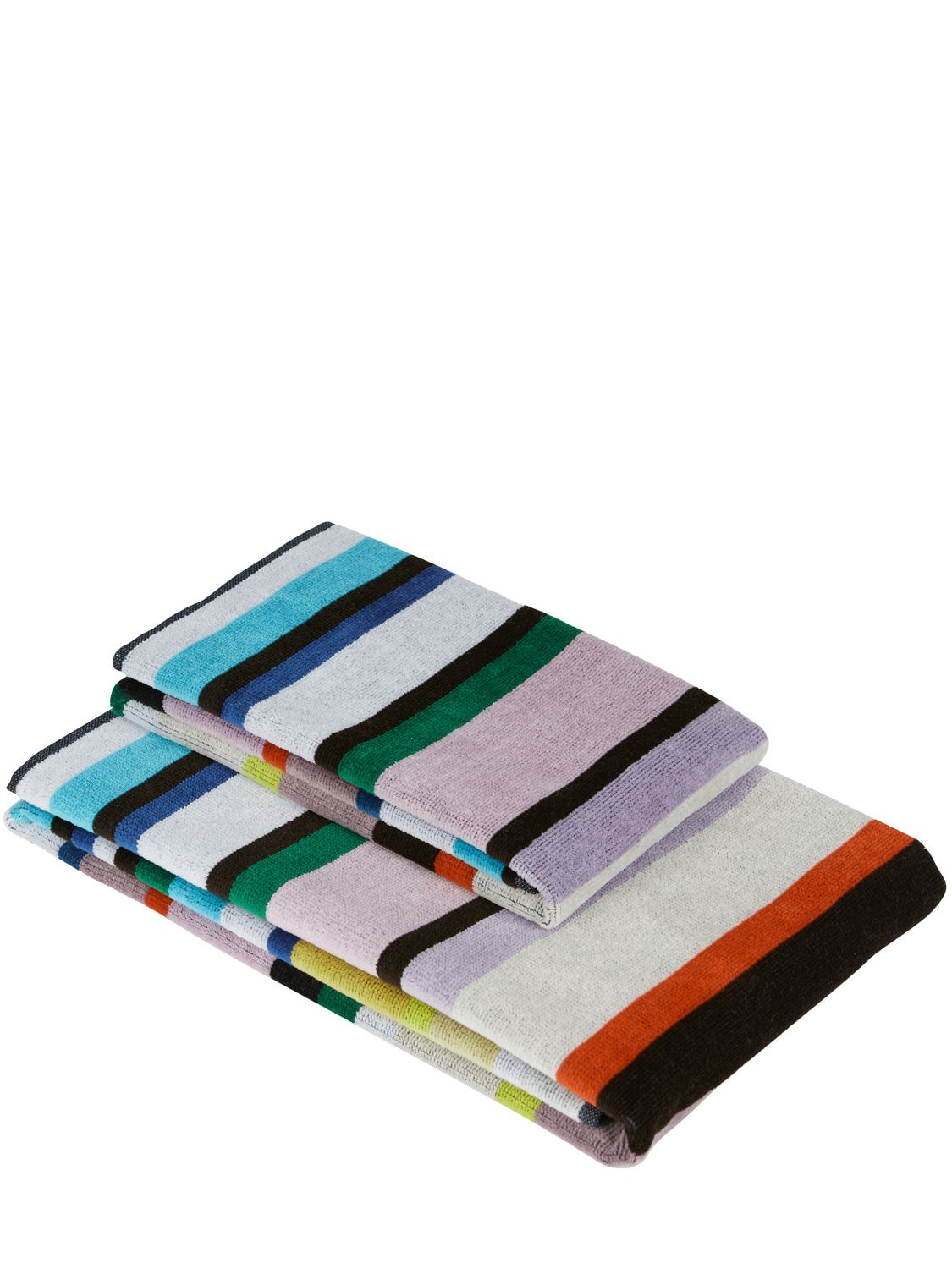 Missoni Home Collection Set Of 2 Chase Towels In Multicolor