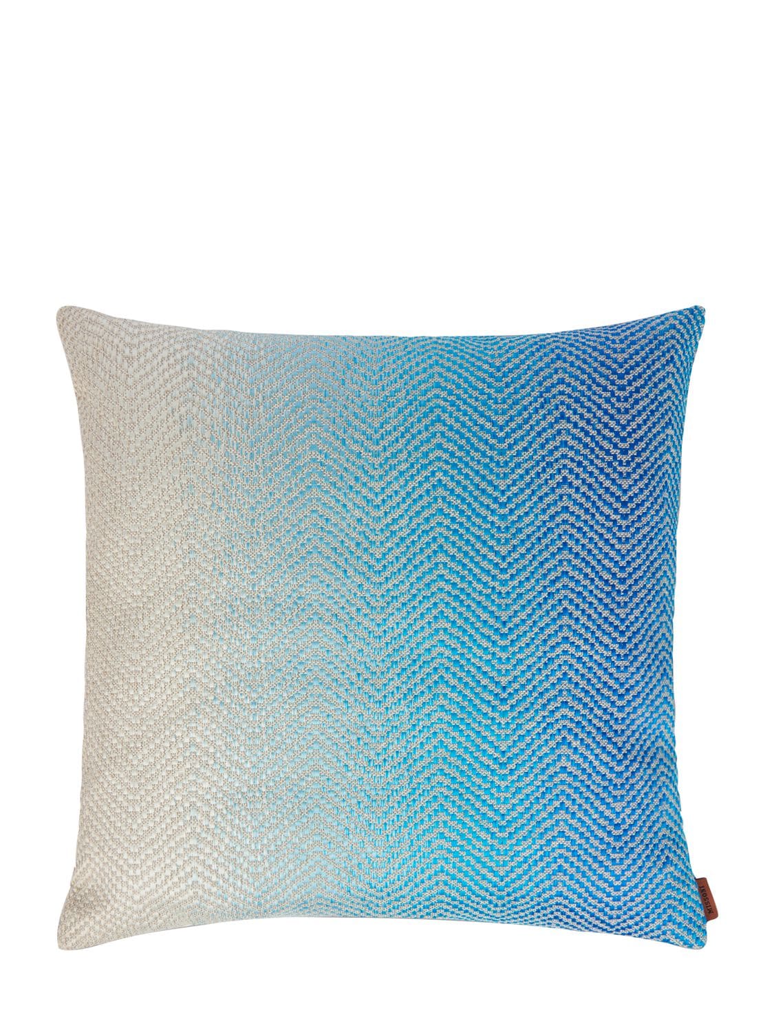 Missoni Home Collection Scia Cushion In Blue