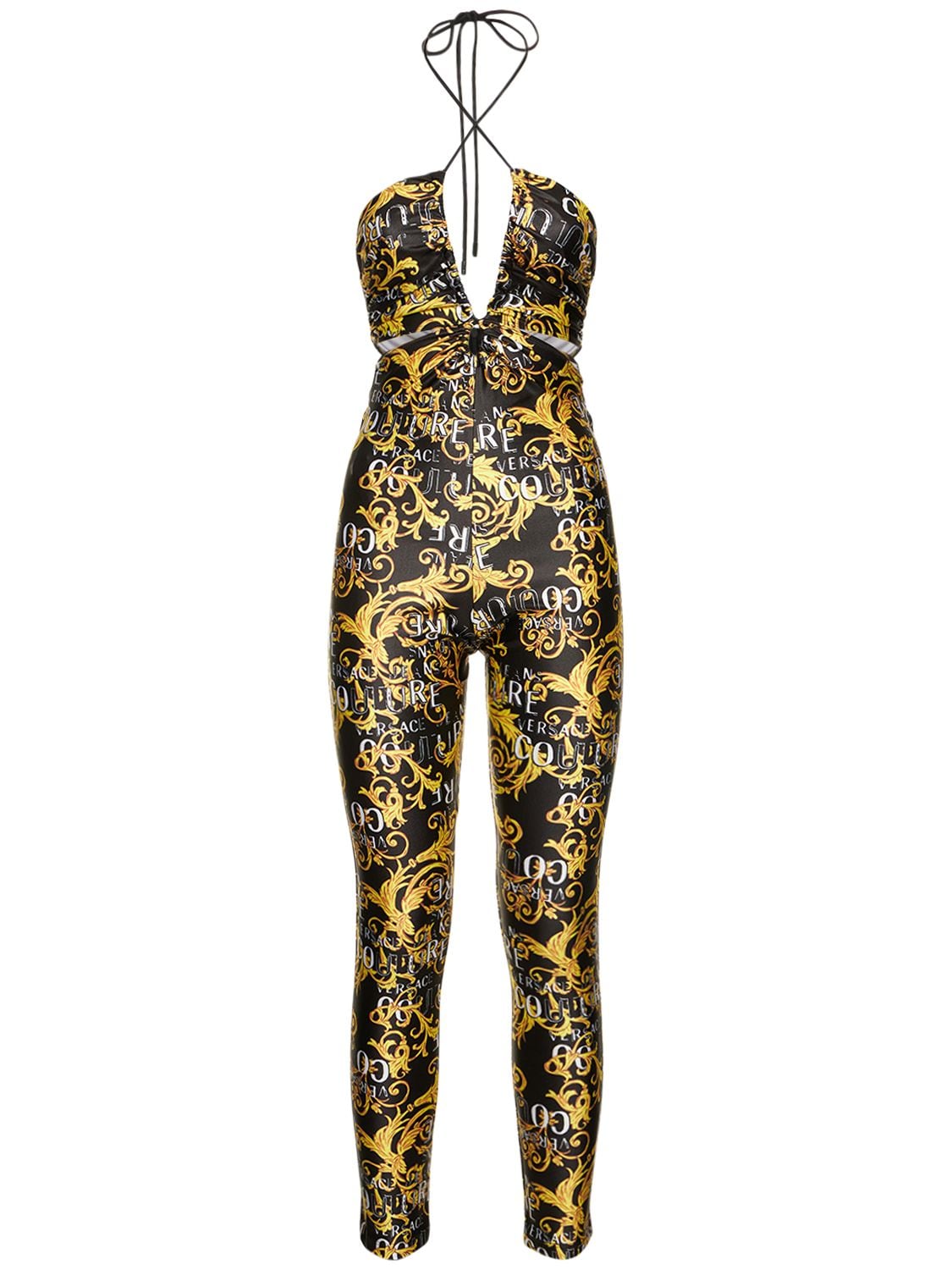 Printed Stretch Lycra Jumpsuit – WOMEN > CLOTHING > JUMPSUITS & ROMPERS