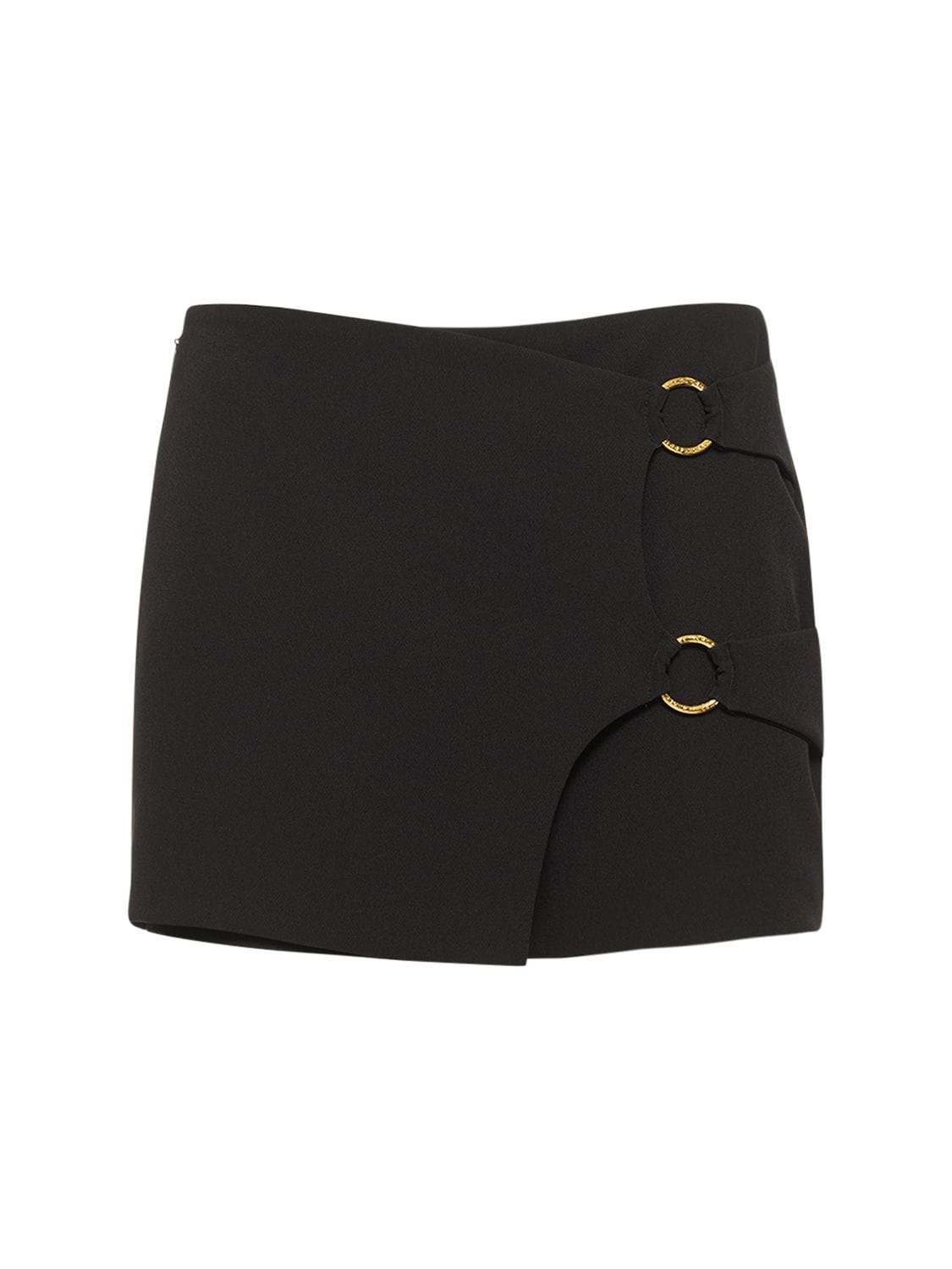 Versace Jeans Couture Logo Hardware Skort In Black