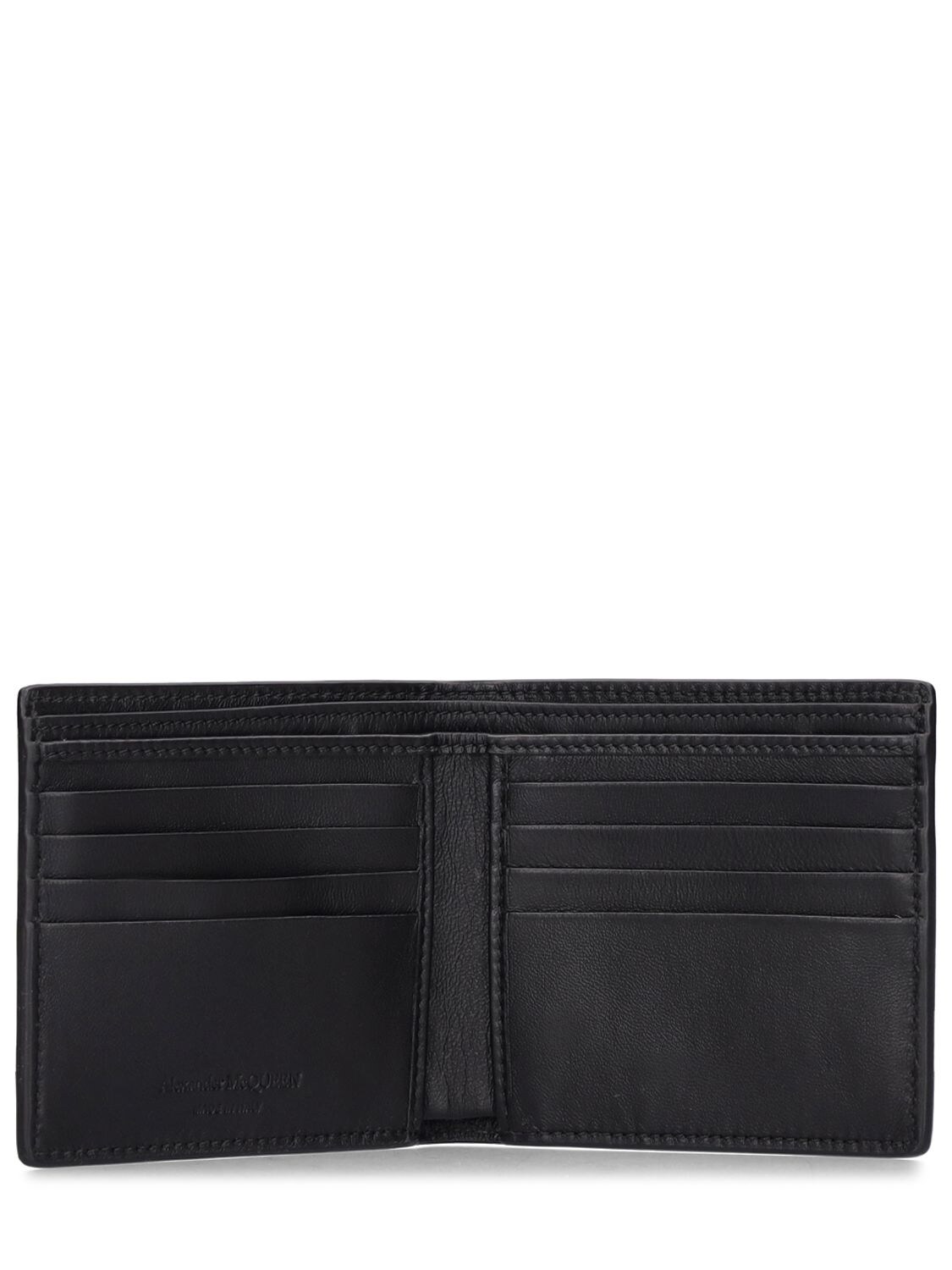 Shop Alexander Mcqueen Billfold Wallet In Black