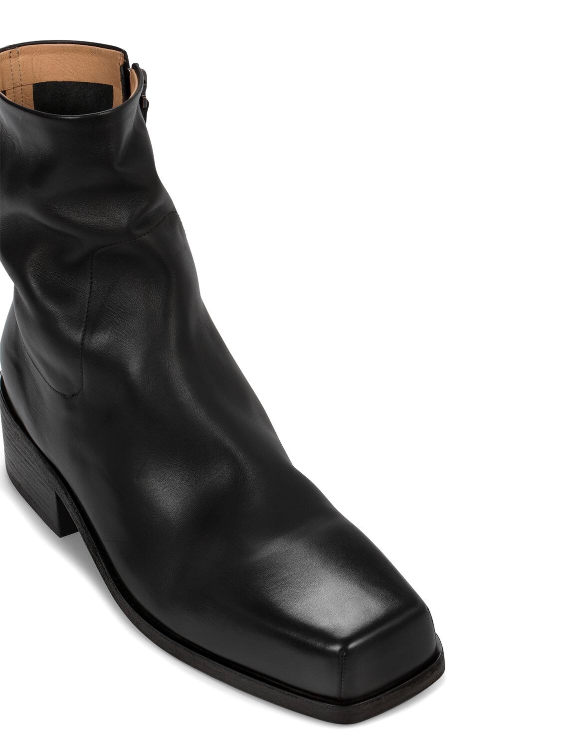 Shop Marsèll Cassello Leather Boots In Black