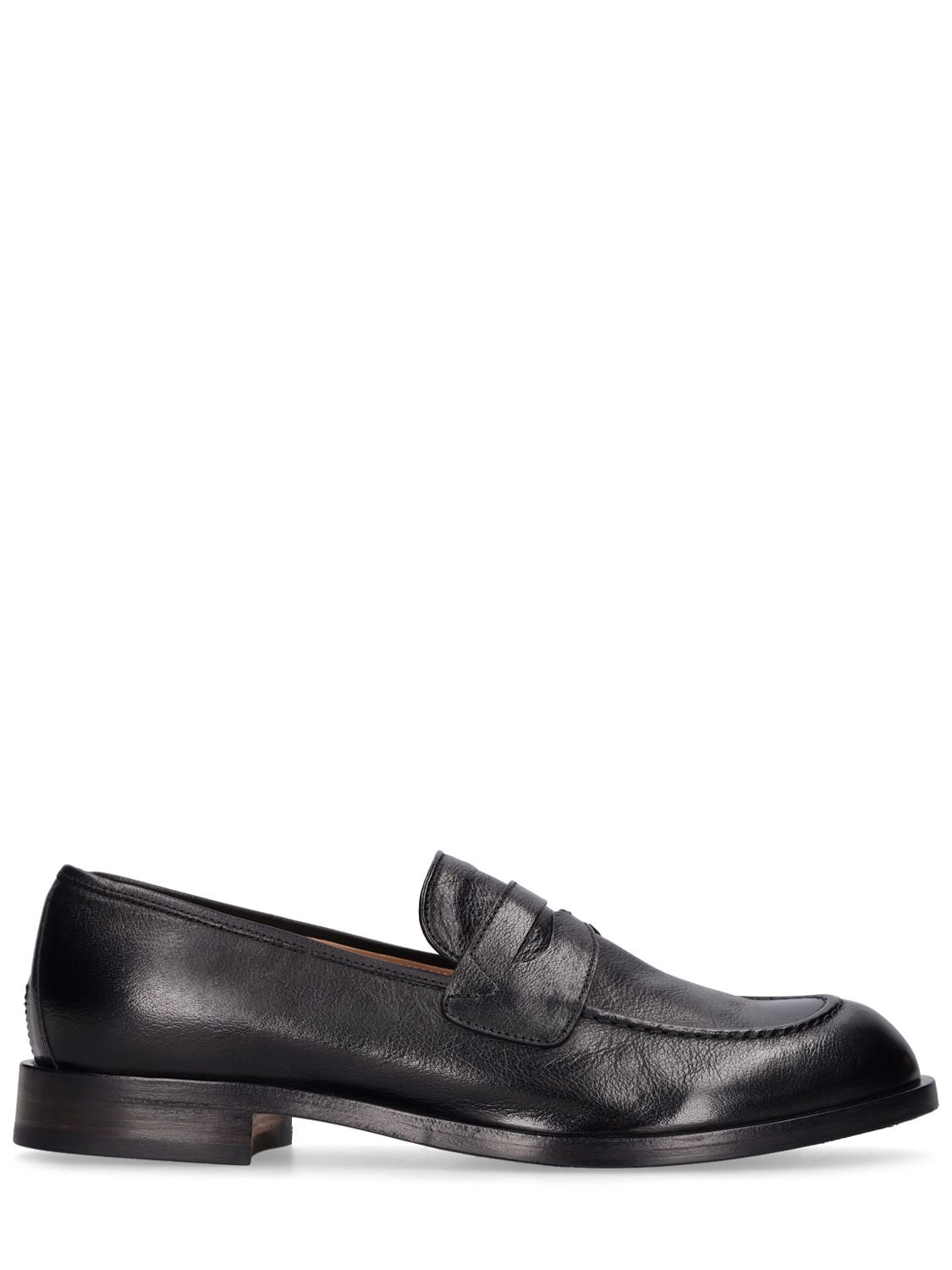 Alberto Fasciani Leather Loafers In Black