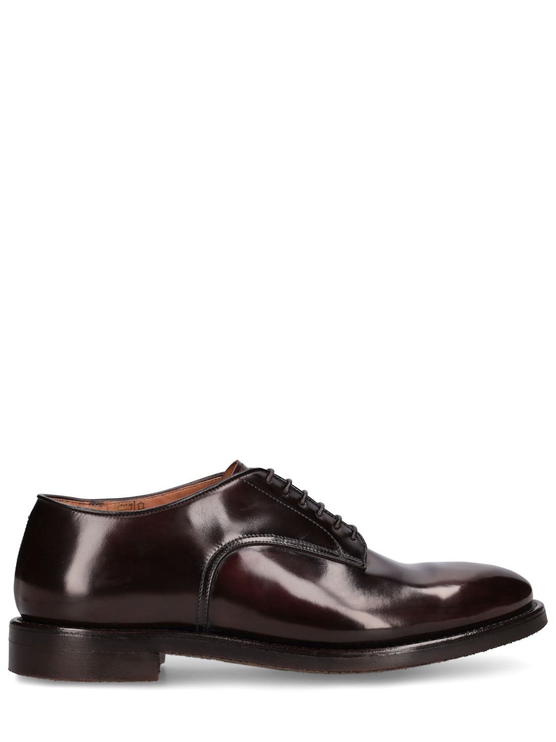 Alberto Fasciani Leather Lace-up Shoes In Brown