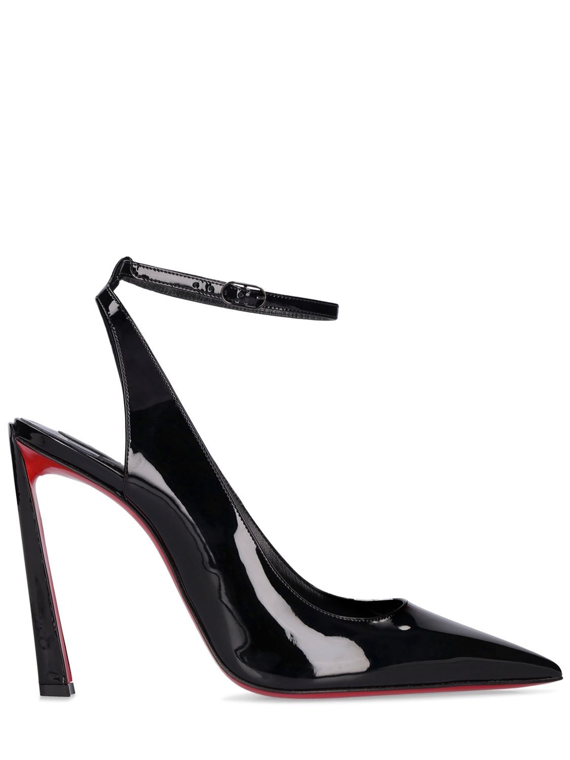 Christian Louboutin Condora 100mm Patent Leather Slingback Pumps In ...