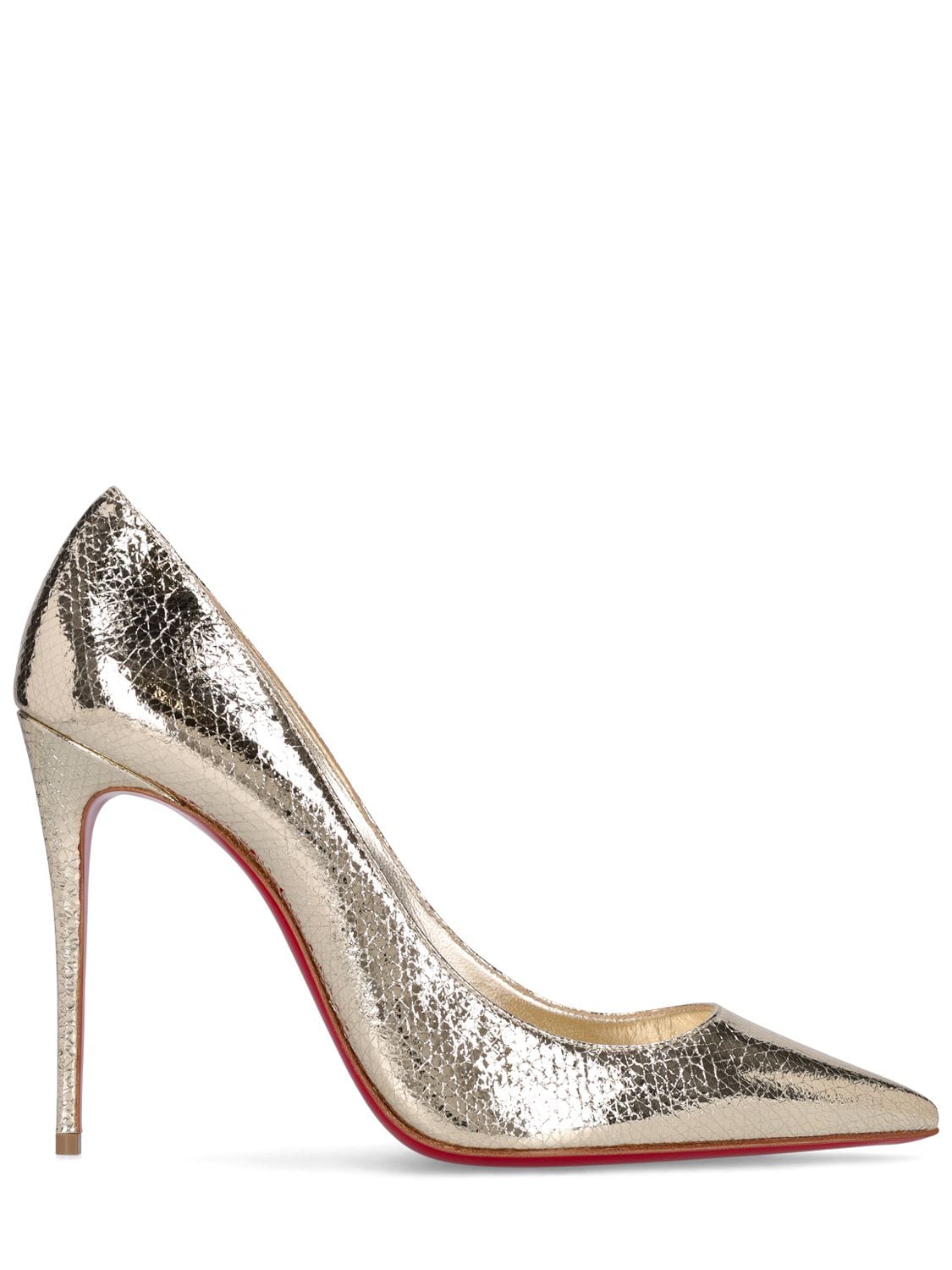 CHRISTIAN LOUBOUTIN 100mm Kate Laminated Leather Pumps
