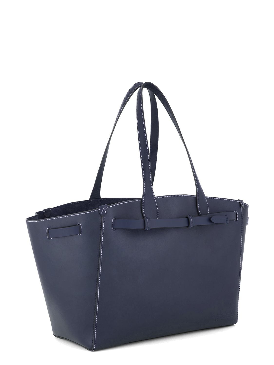 Anya Hindmarch Return To Nature Compostable Leather Tote Bag In Marine ...