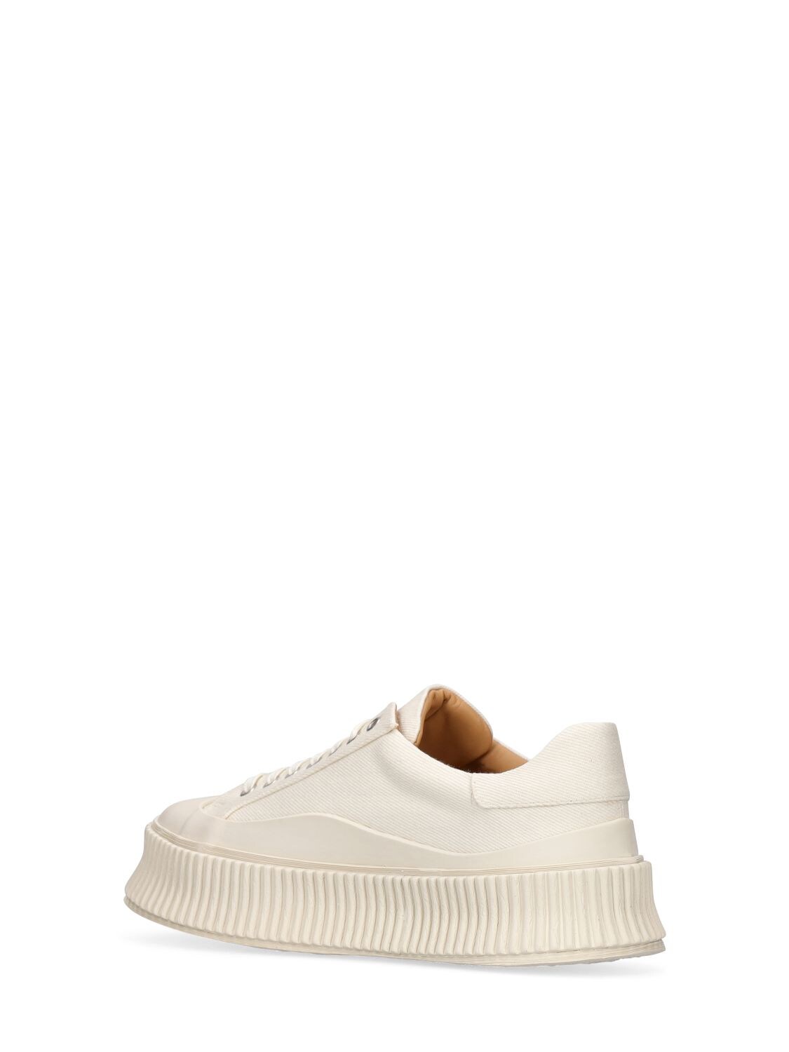 Shop Jil Sander 40mm Vulcanized Canvas Sneakers In White