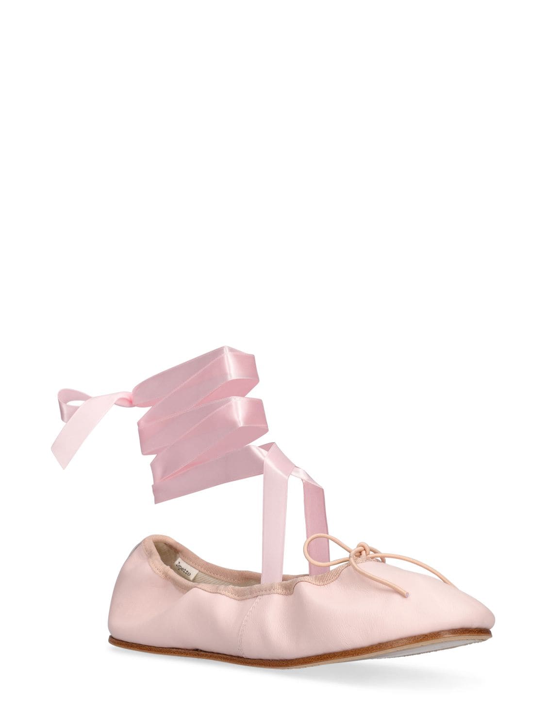 Shop Repetto 10mm Sophia Leather Ballerinas In Pink