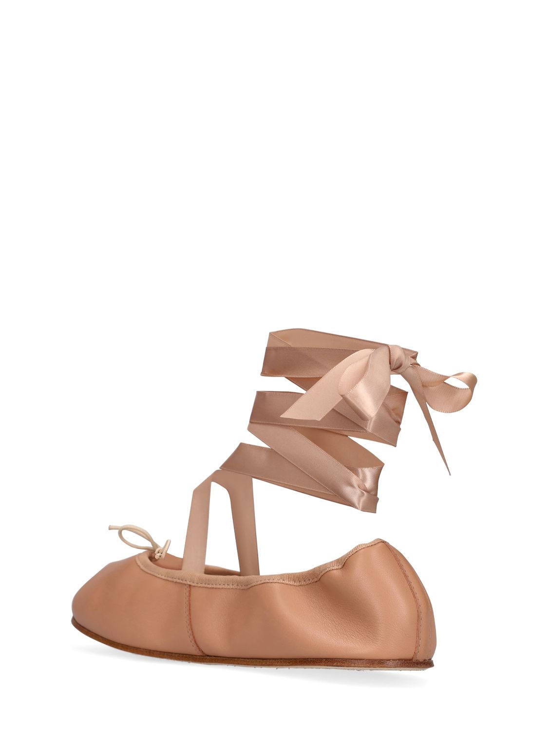 Shop Repetto 10mm Sophia Leather Ballerinas In Beige