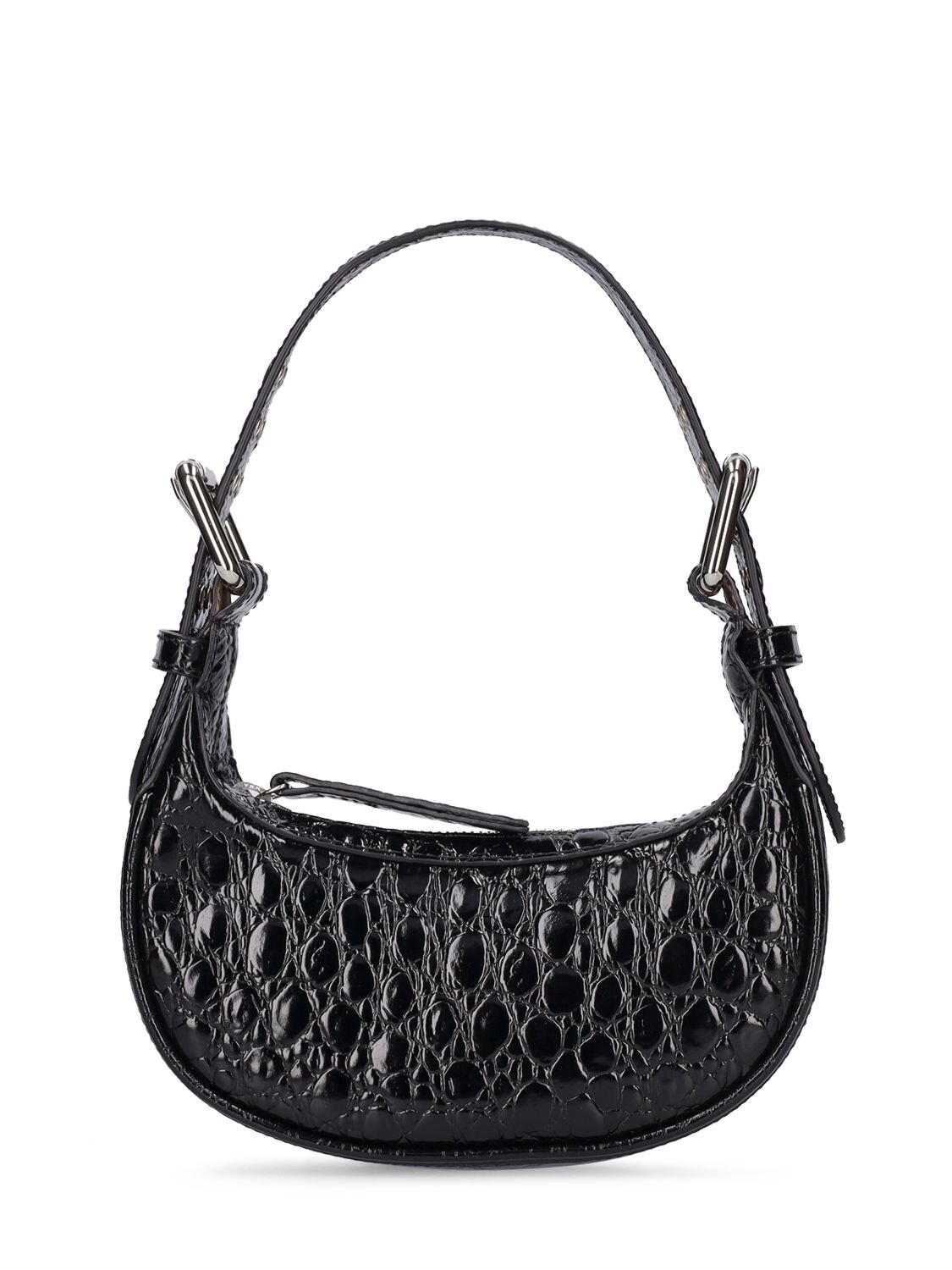 Mini Soho Croc Embossed Leather Bag