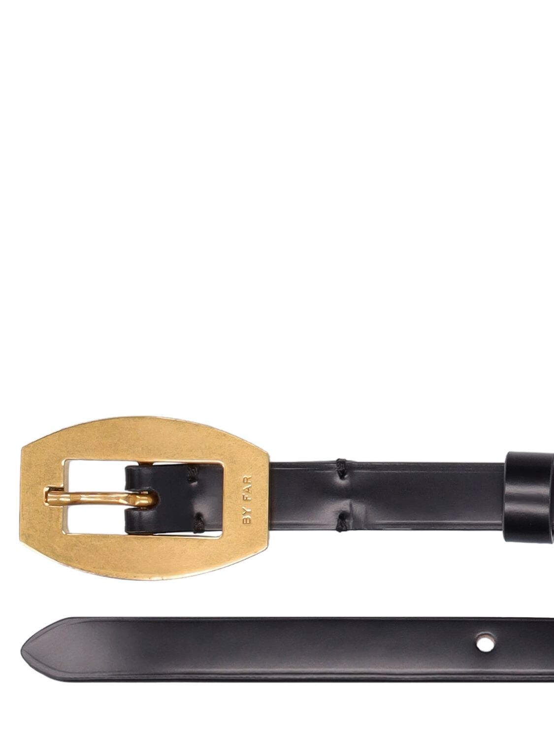 B28 - Black Patent Leather Belt