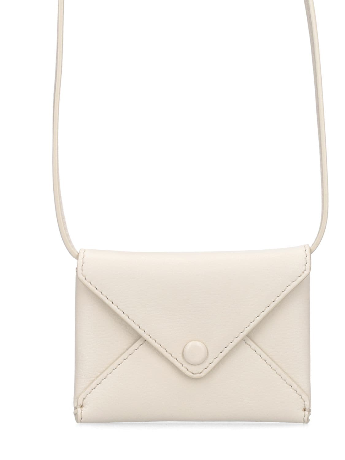 The Row Mini Envelope Leather Bag In Ivory ModeSens