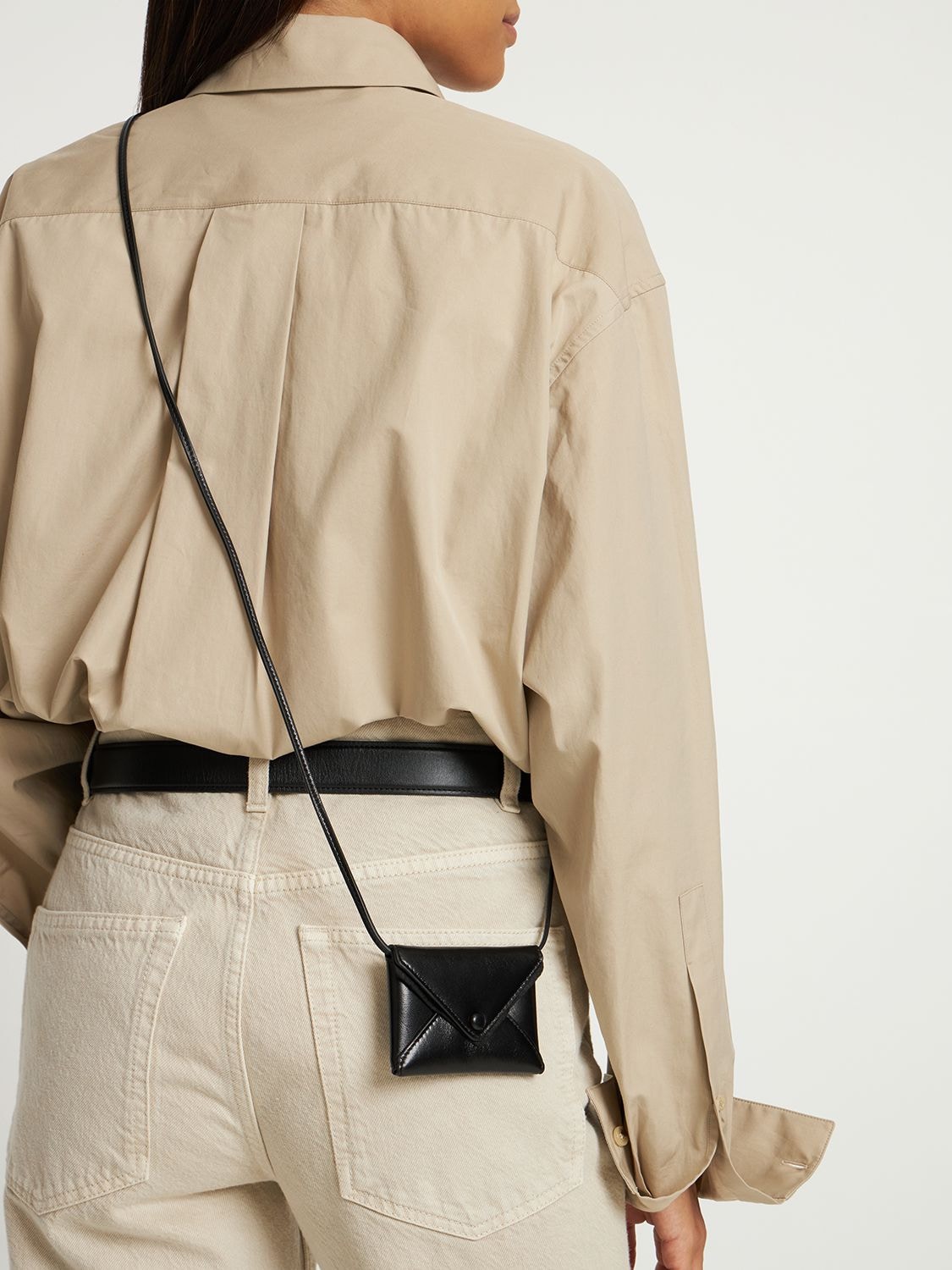 THE ROW Mini Envelope Leather Bag | Smart Closet