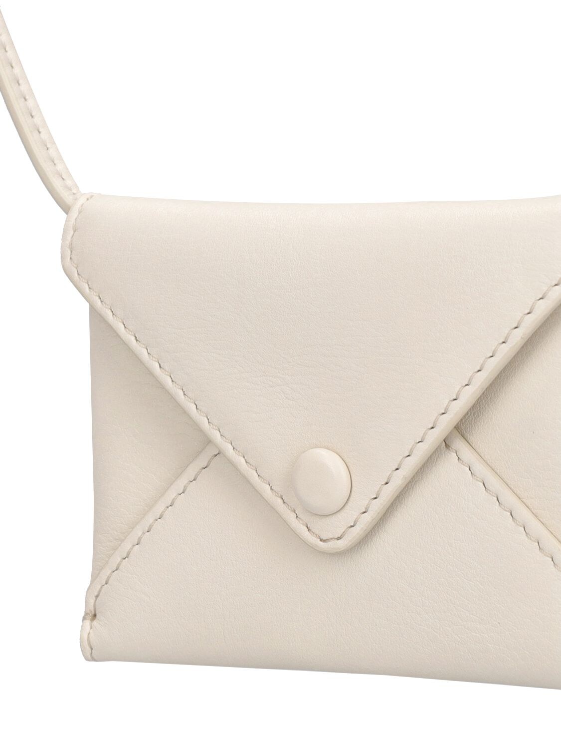 The Row Mini Envelope Leather Bag In Ivory | ModeSens