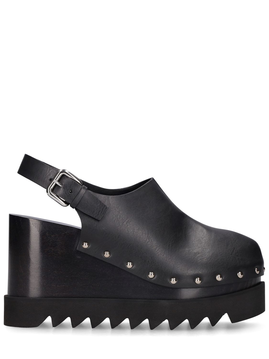 STELLA MCCARTNEY 95MM ELYSE FAUX LEATHER CLOGS