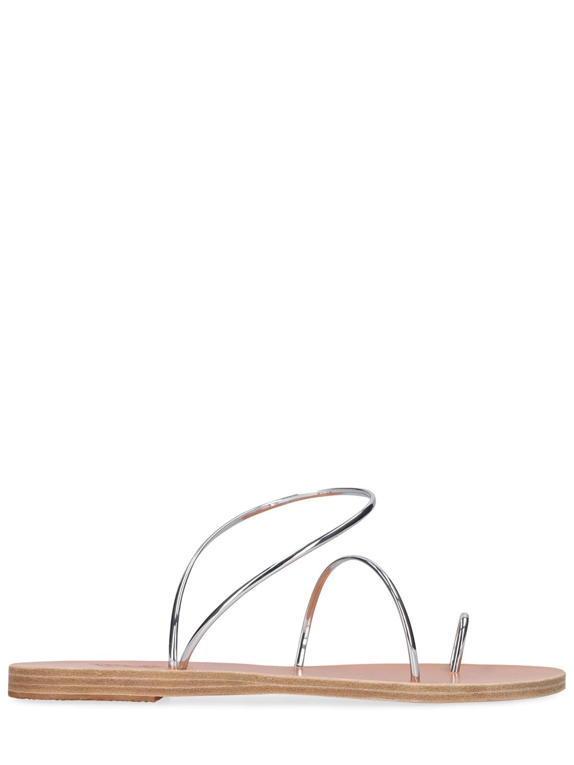 Ancient Greek Sandals Chora Mirror Sandals In Silver