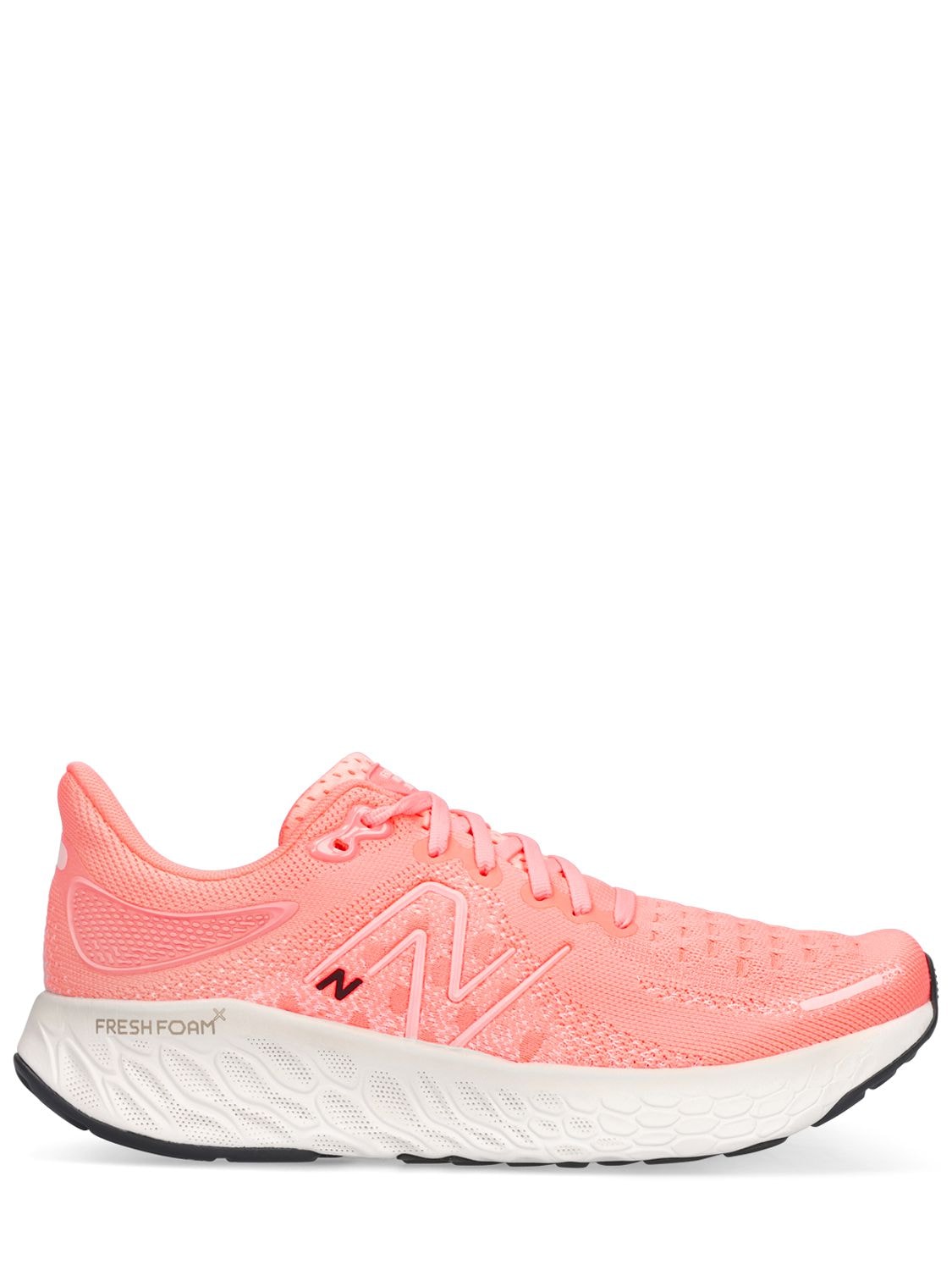 New Balance Women's Fresh Foam X 1080v12 Shoes In Grapefruit/washed Pink/quartz Grey