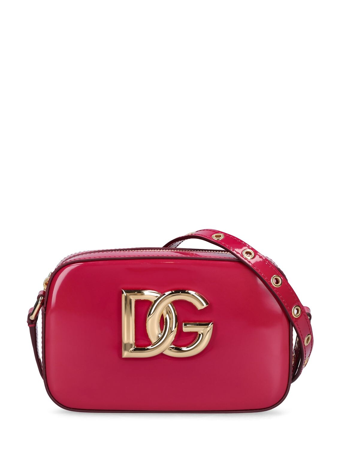 Dolce & Gabbana 3.5 Leather Camera Bag In Ciclamino | ModeSens