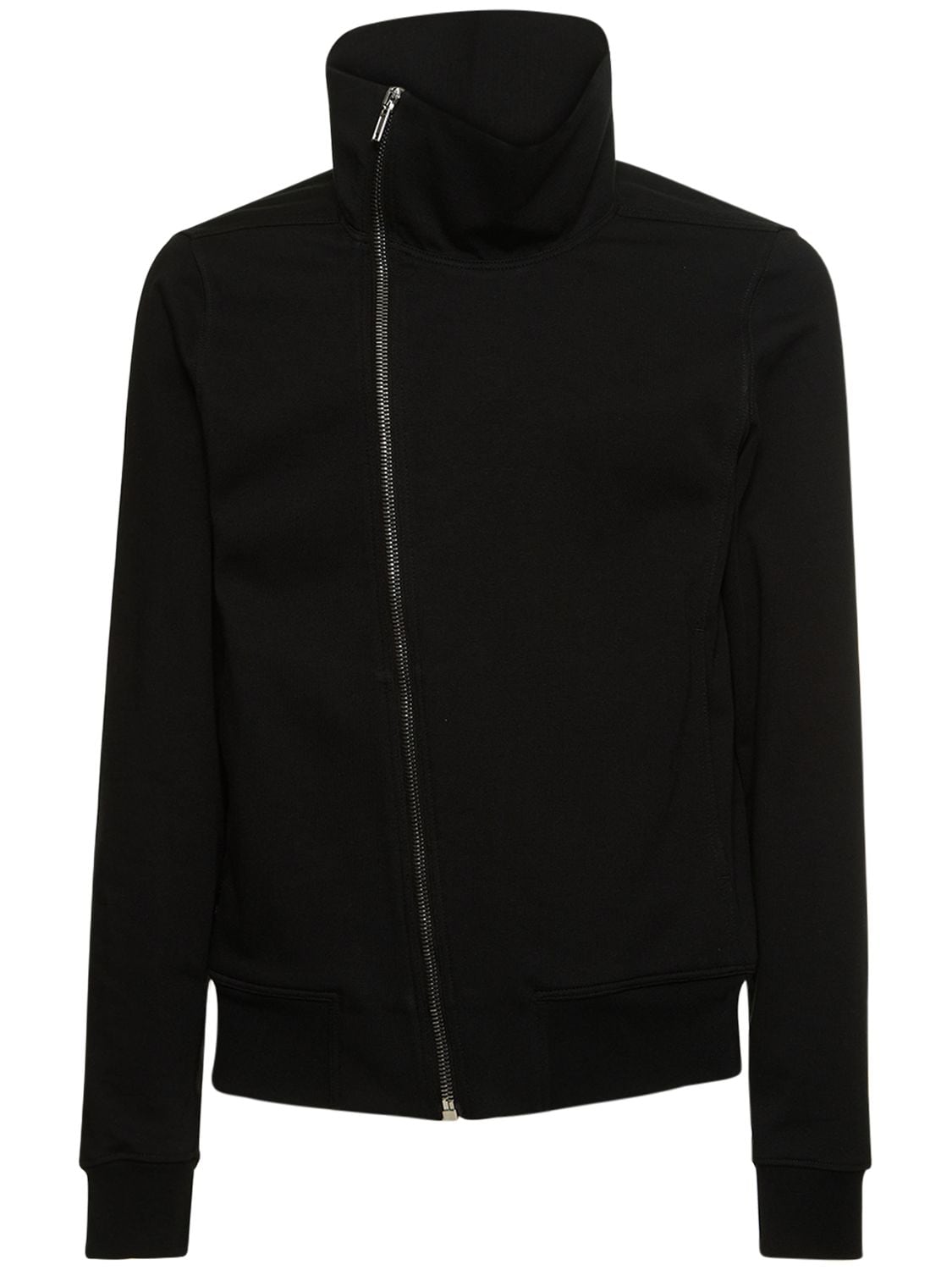 Shop Rick Owens Bauhaus Heavy Cotton Jersey Sweatshirt In Black