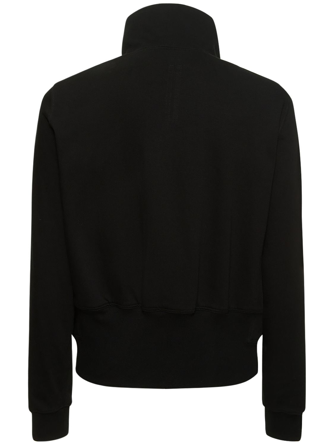 Shop Rick Owens Bauhaus Heavy Cotton Jersey Sweatshirt In Black