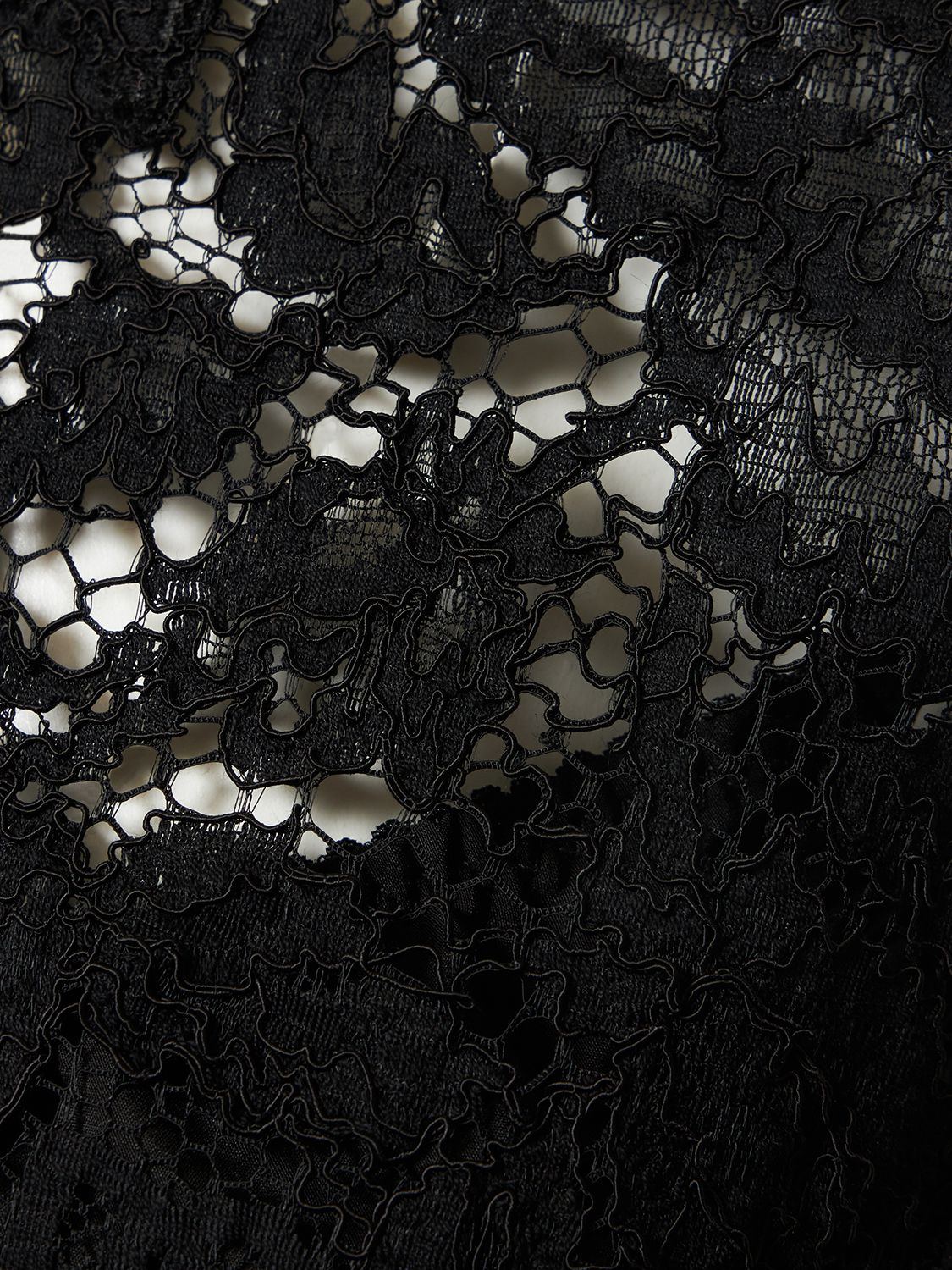 Shop Dolce & Gabbana Sleeveless Lace Midi Dress In Black