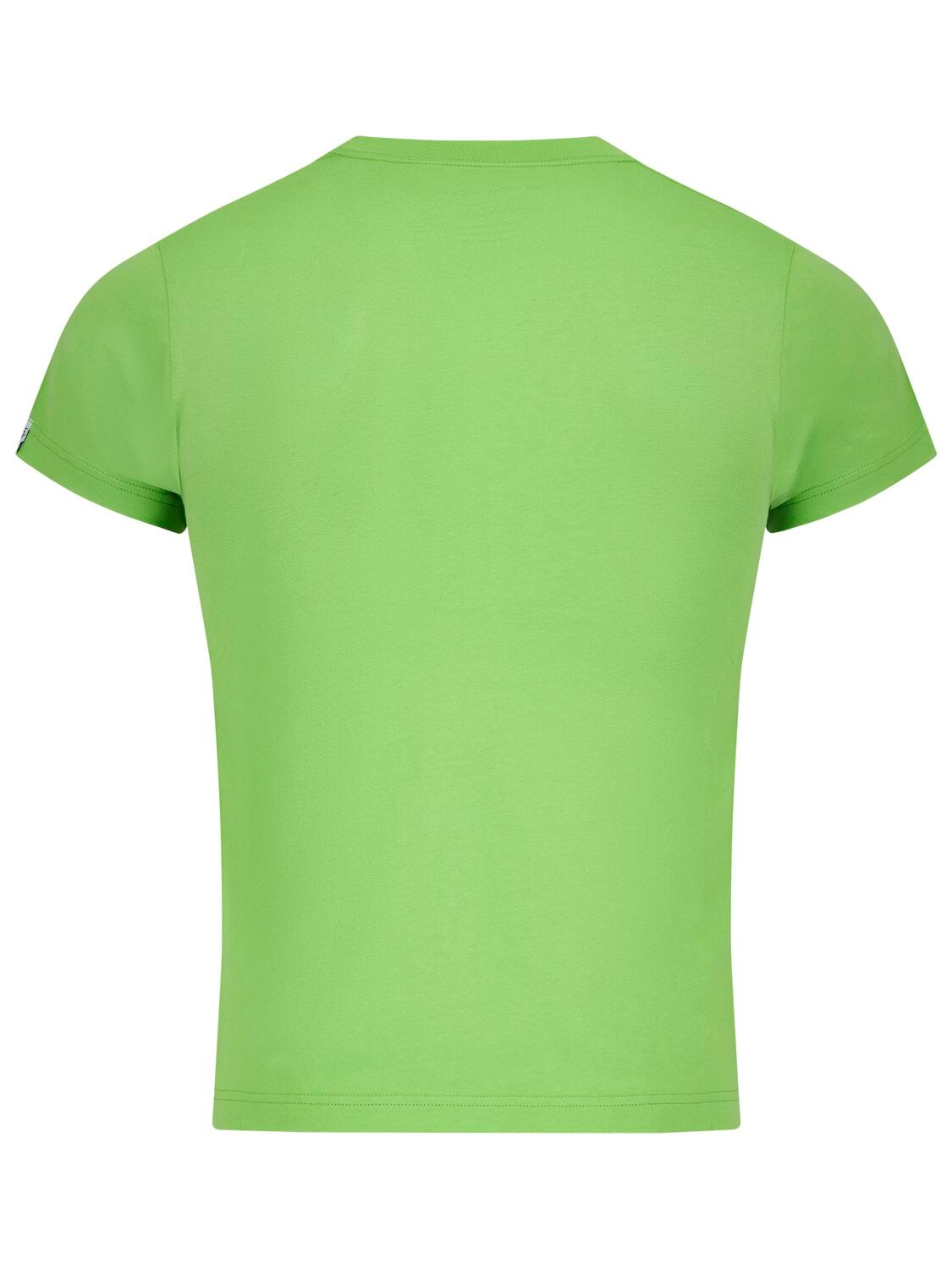 Rose X Change Cotton Jersey T-shirt In Green
