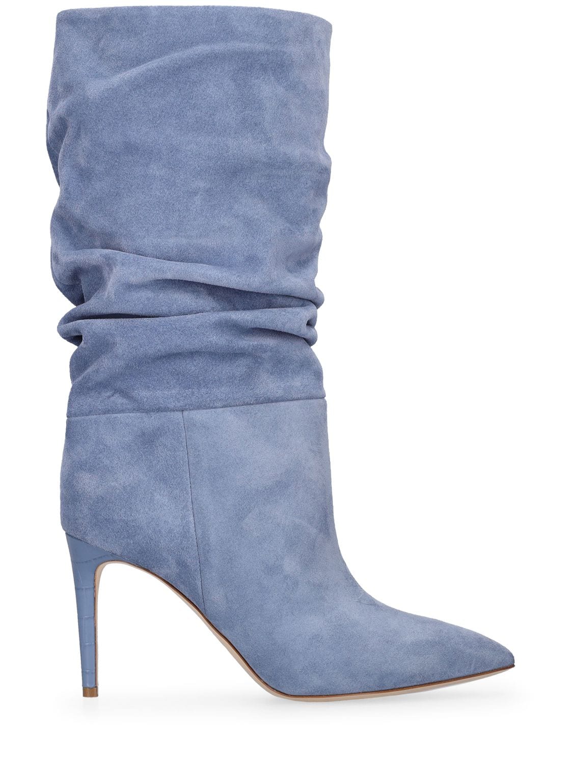 PARIS TEXAS 85MM SLOUCHY SUEDE BOOTS