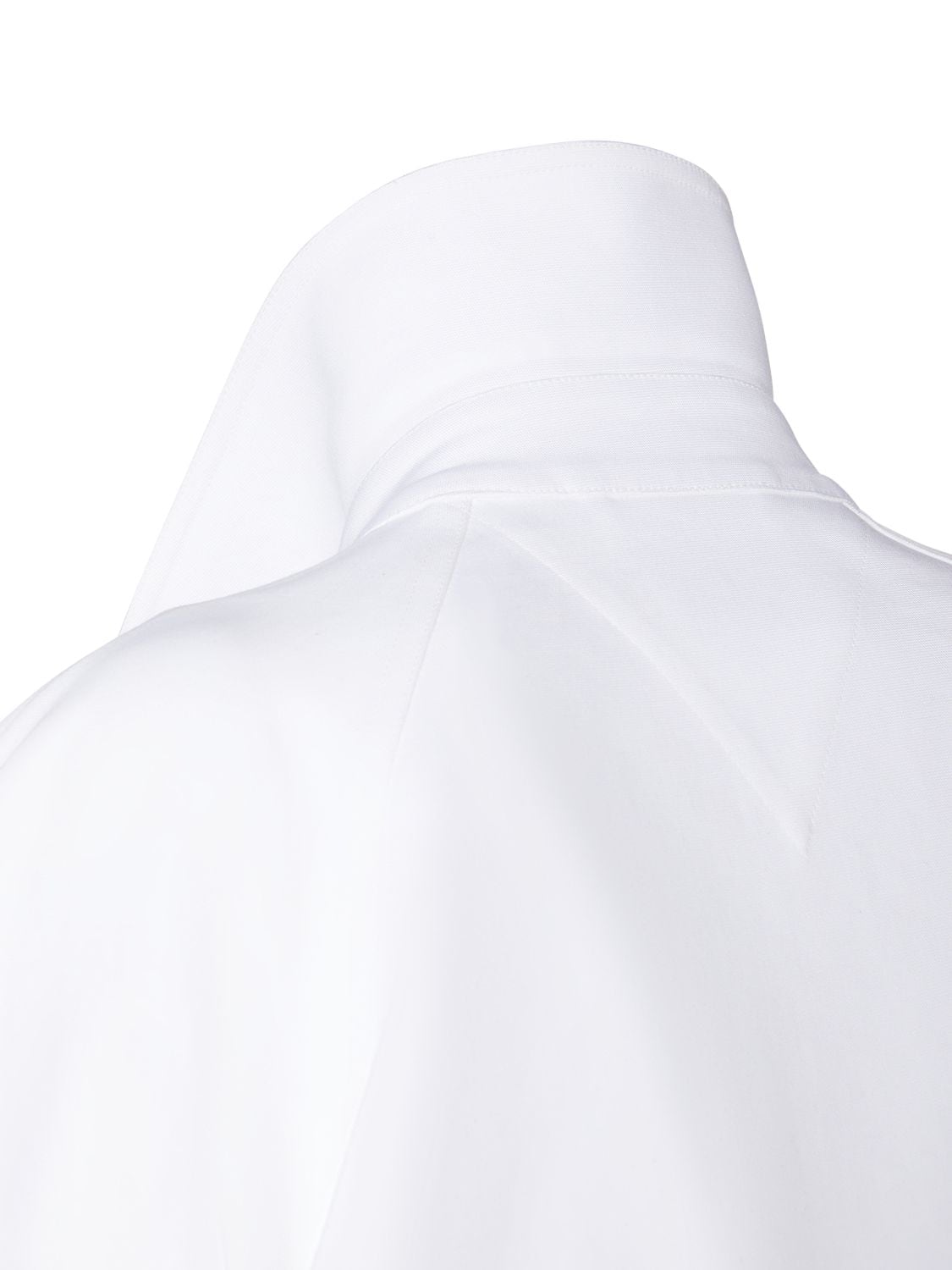 Shop Bottega Veneta Cotton Trench Coat In White