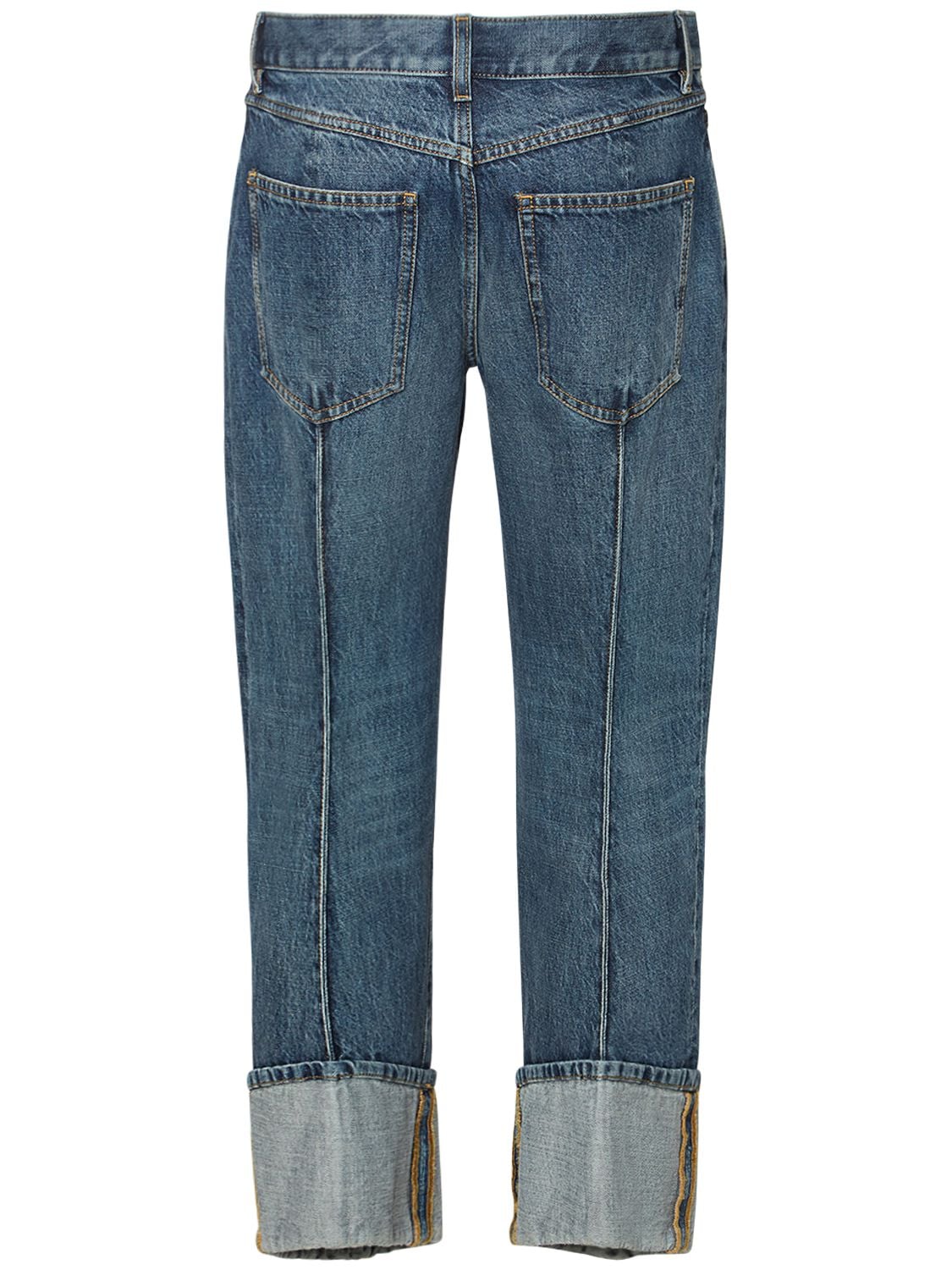 Bottega Veneta Denim Jeans In Mid Blue
