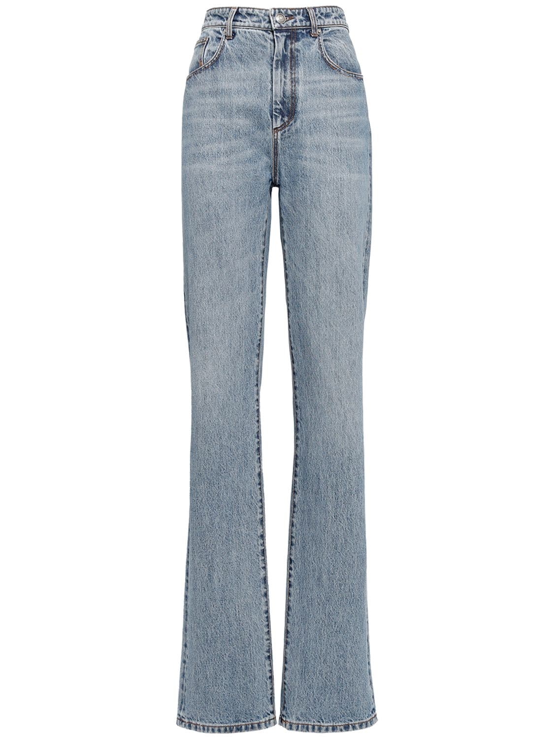 Giugno Low Waist Denim Straight Jeans – WOMEN > CLOTHING > JEANS