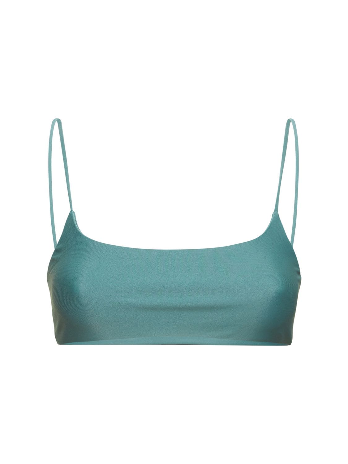 Jade Swim Muse Scoop Bikini Top In Green
