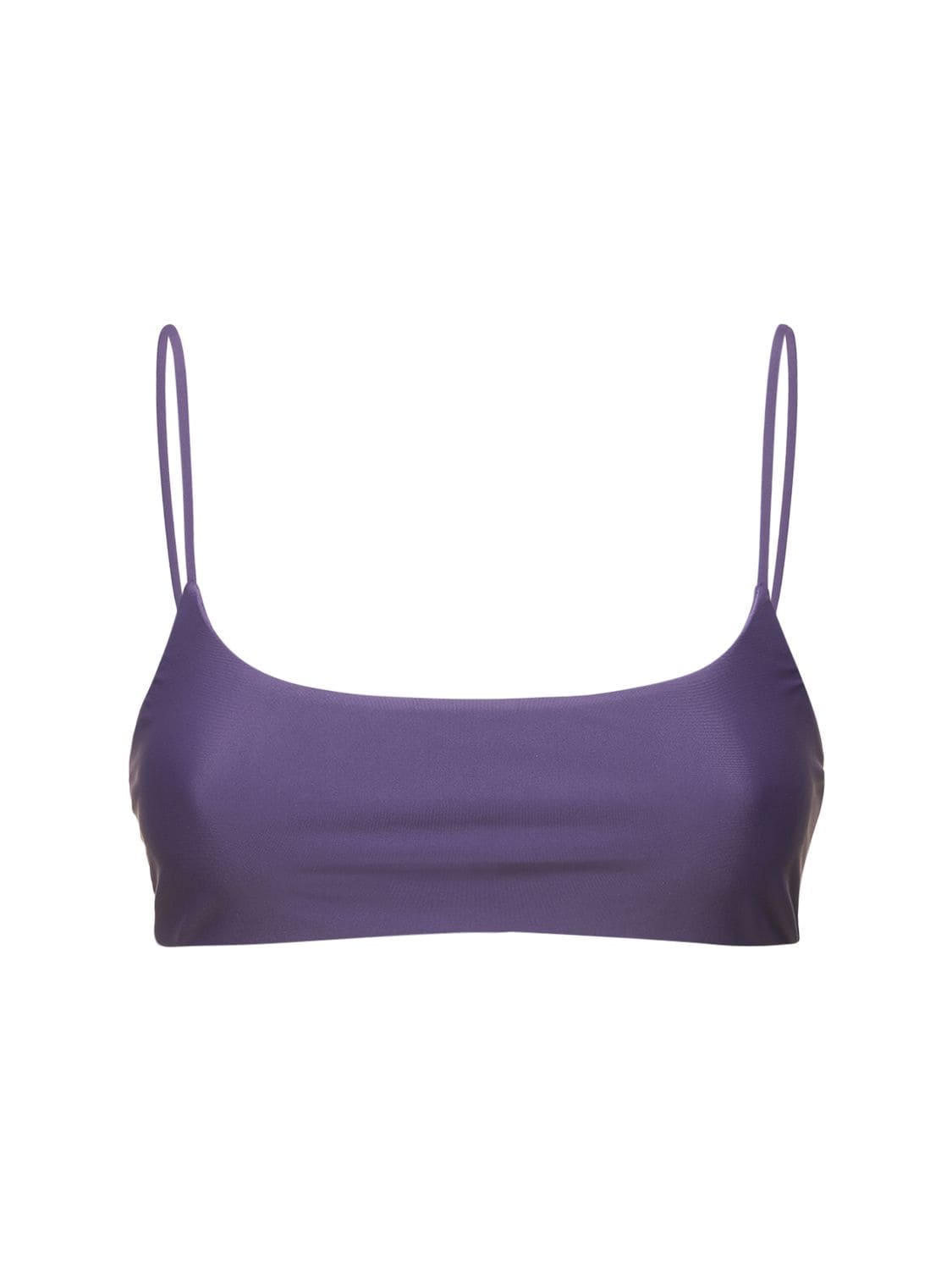 Jade Swim Muse Scoop Bikini Top In Purple