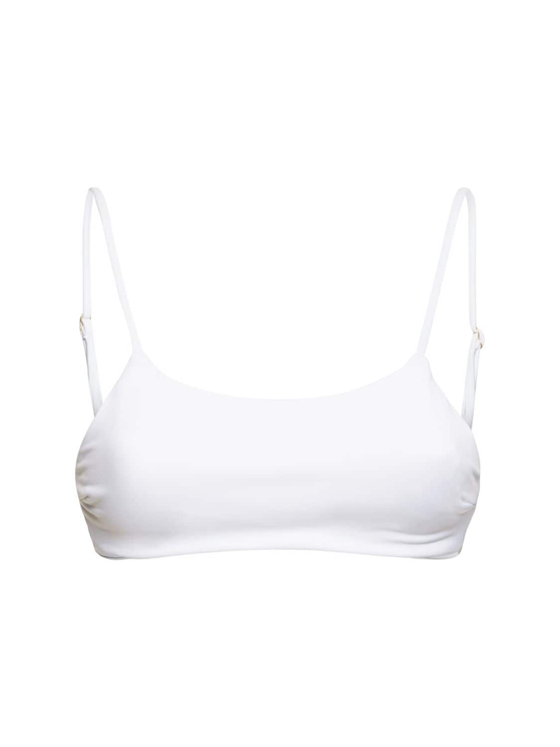 Dos Gardenias Lodi Dodi Bikini Top In White