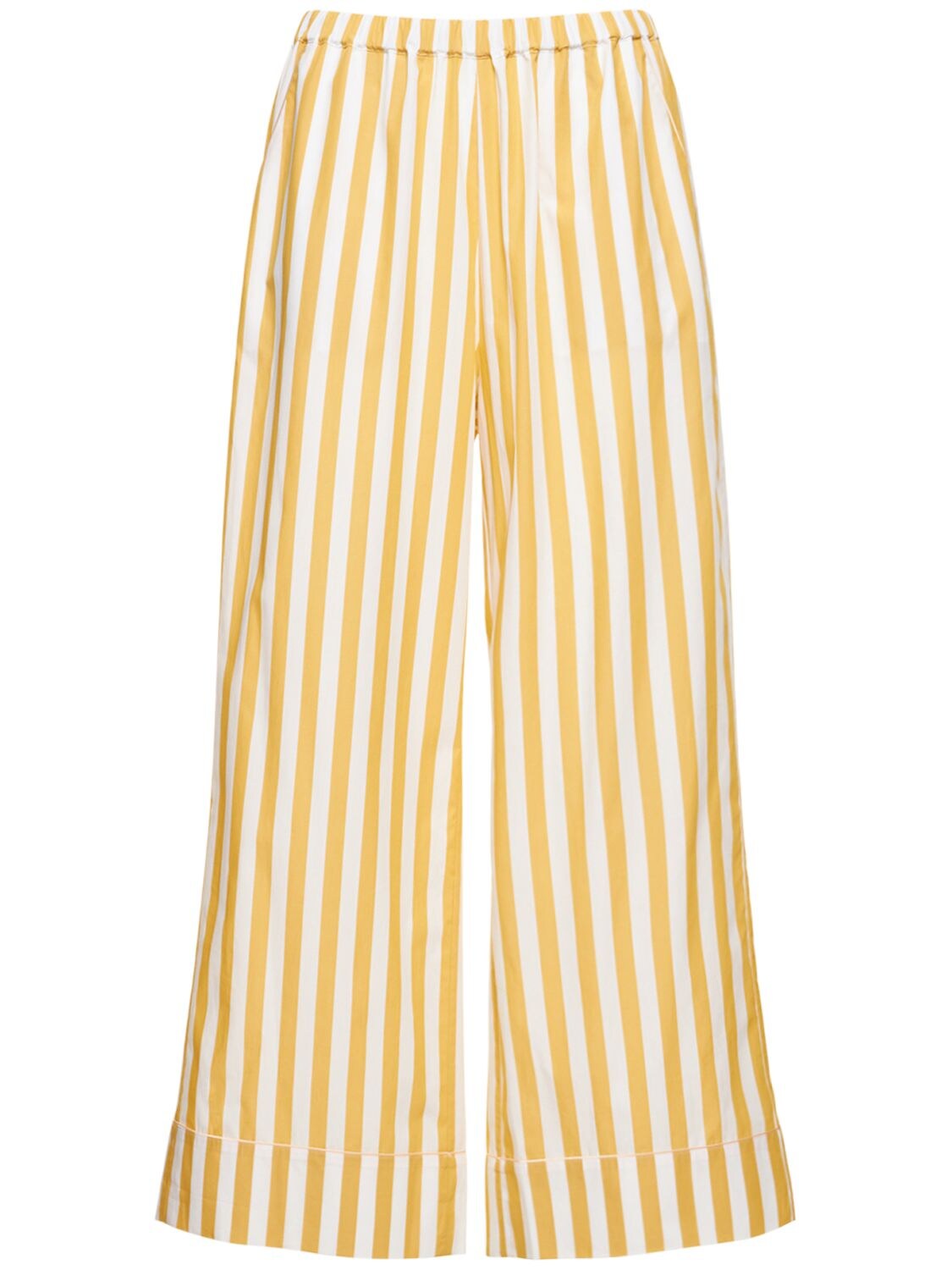 ERES MARMELADE STRIPED COTTON WIDE PANTS