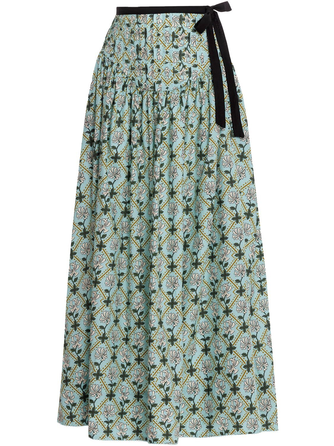 Alcachofa Printed Cotton Maxi Skirt – WOMEN > CLOTHING > SKIRTS