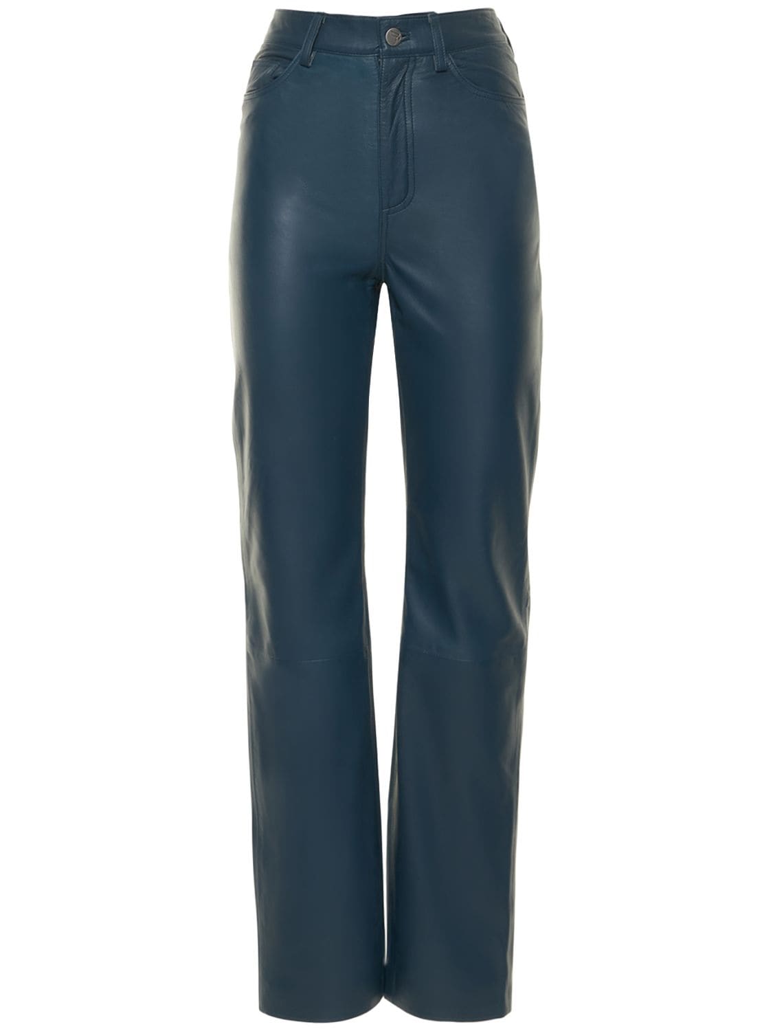 REMAIN LYNN LEATHER STRAIGHT PANTS