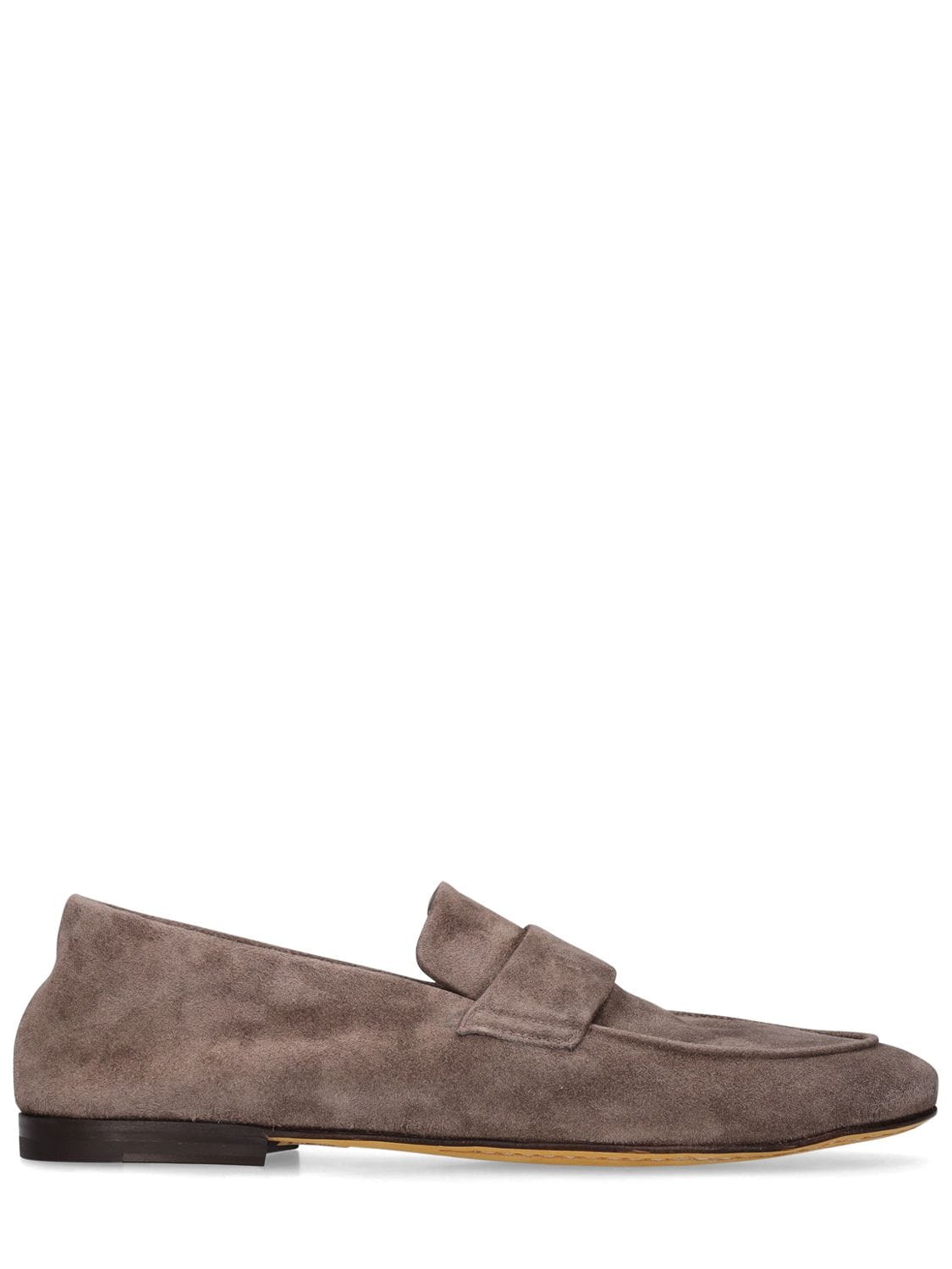 Officine Creative Airto Suede Loafers In Brown
