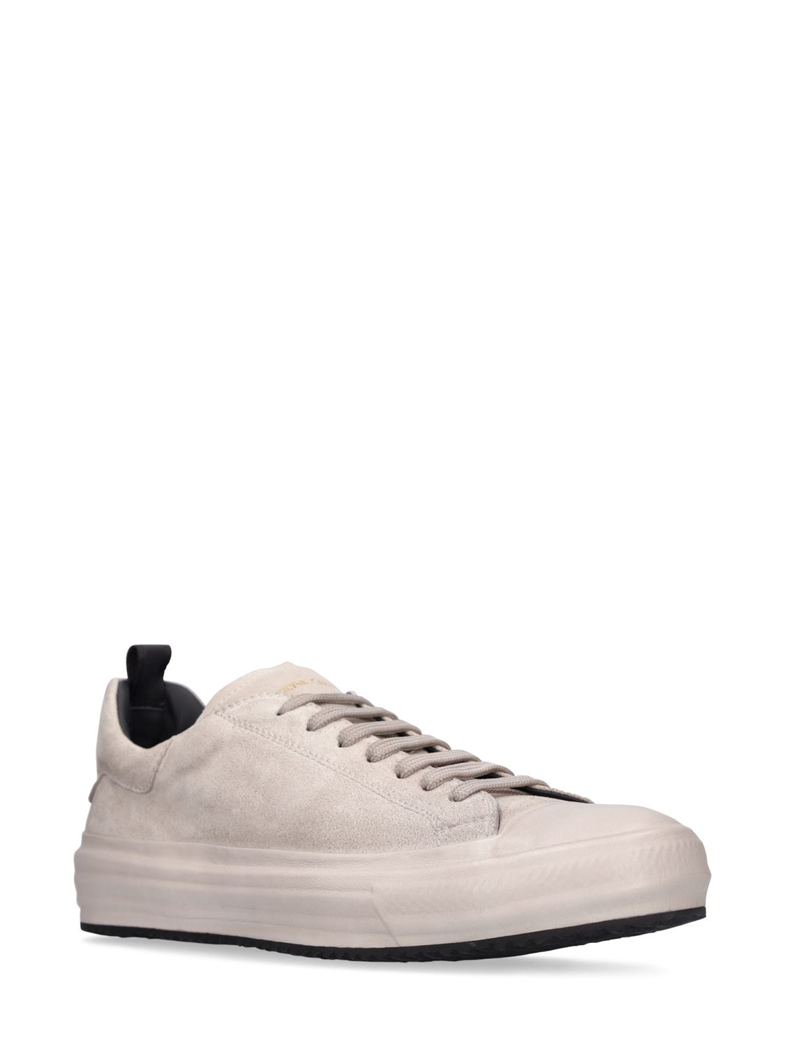 Shop Officine Creative Mes Leather Sneakers In Dusty Lamb