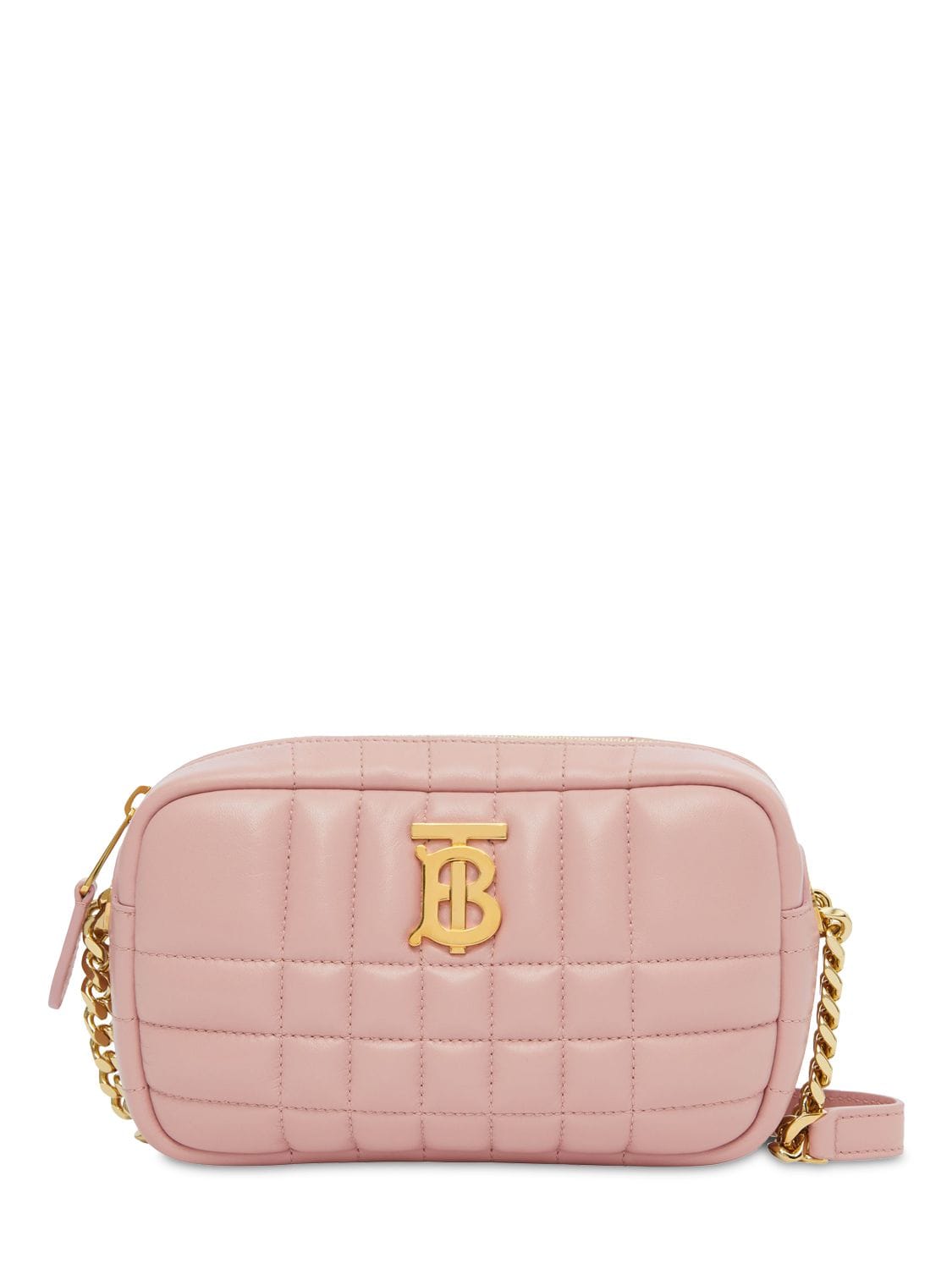 BURBERRY: Lola bag in quilted leather - Pink  Burberry mini bag 8066180  online at