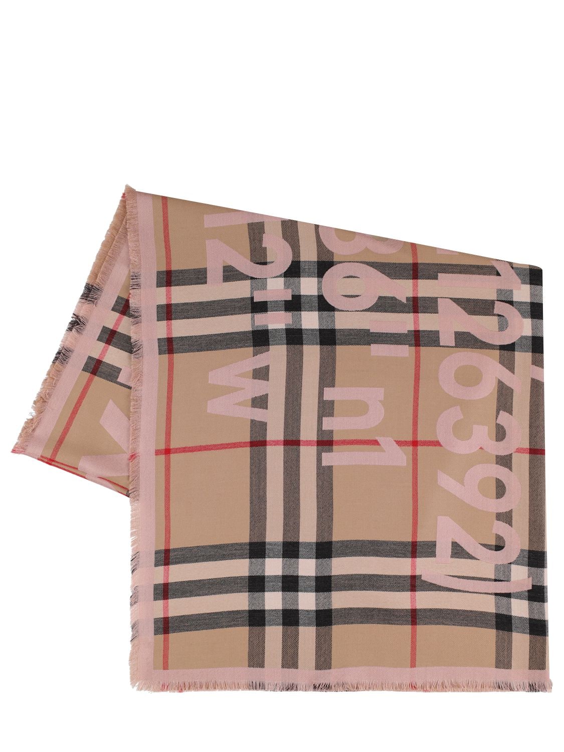 BURBERRY Reversible Silk & Cashmere Scarf