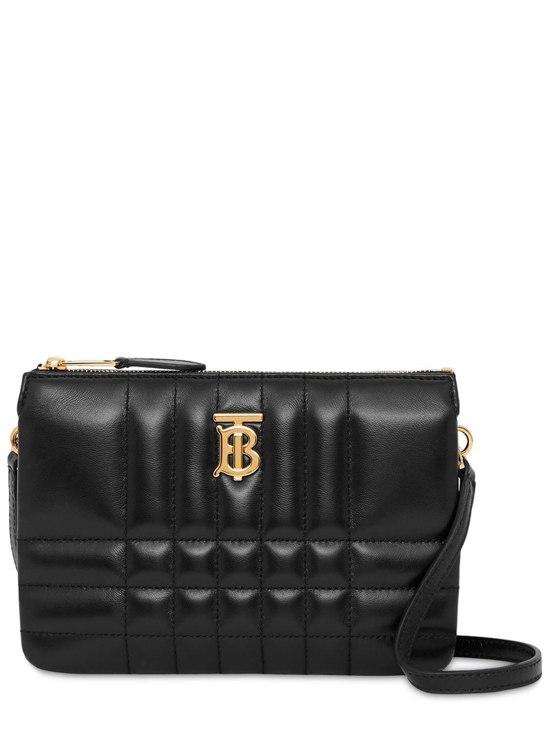 Burberry - Lola Double Pouch Quilted Leather Crossbody