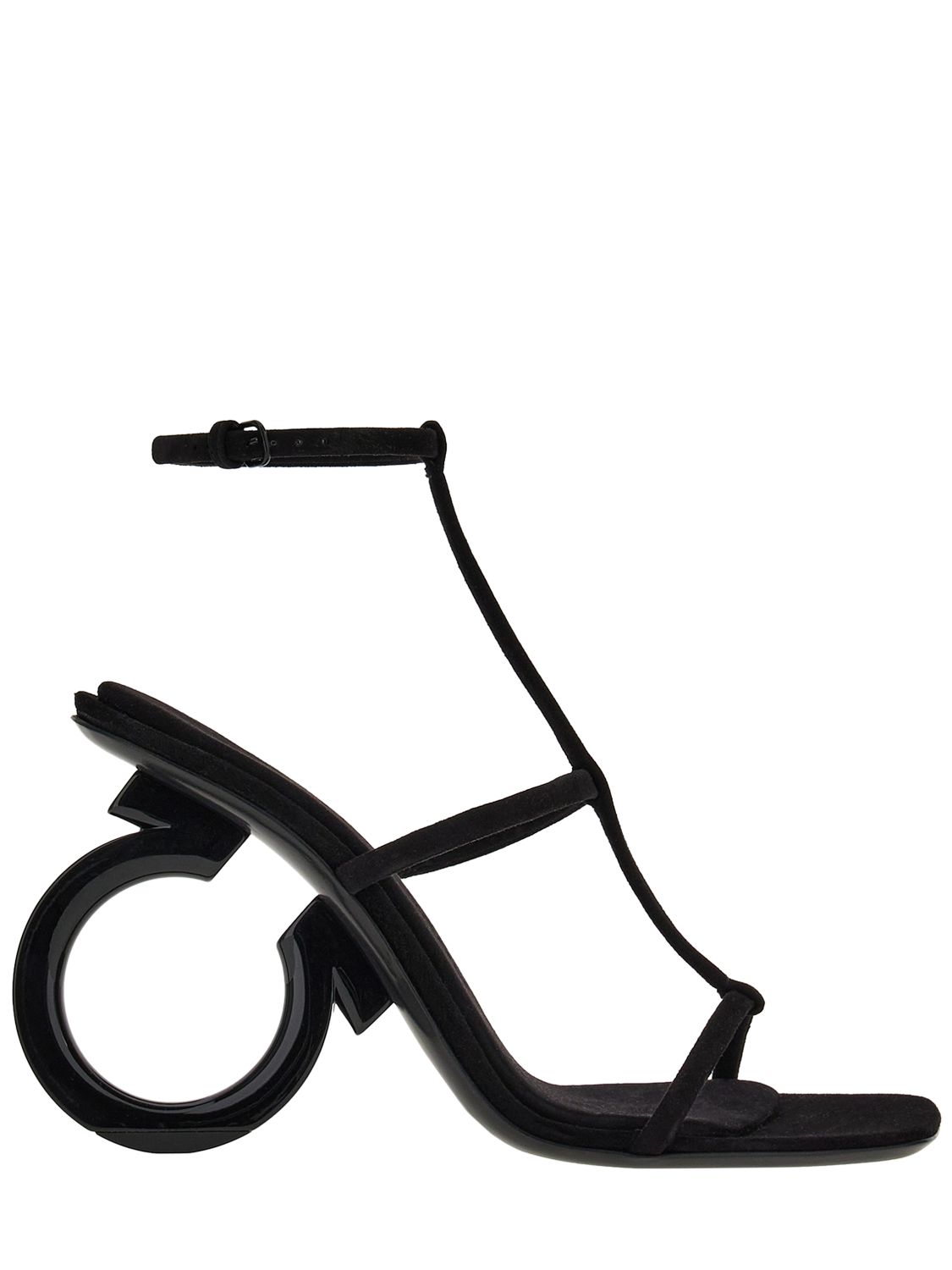Ferragamo Elina Sandals In Black