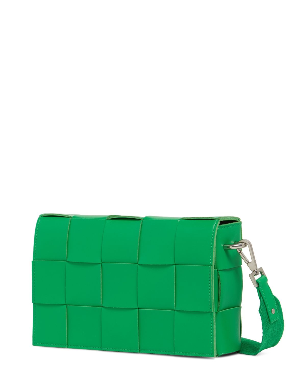 Shop Bottega Veneta Medium Cassette Crossbody Bag In Parakeet