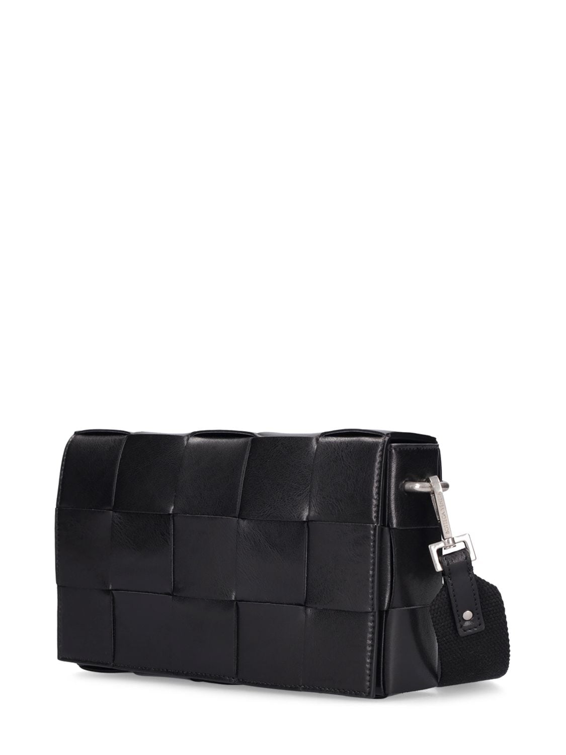 Shop Bottega Veneta Medium Cassette Crossbody Bag In Black