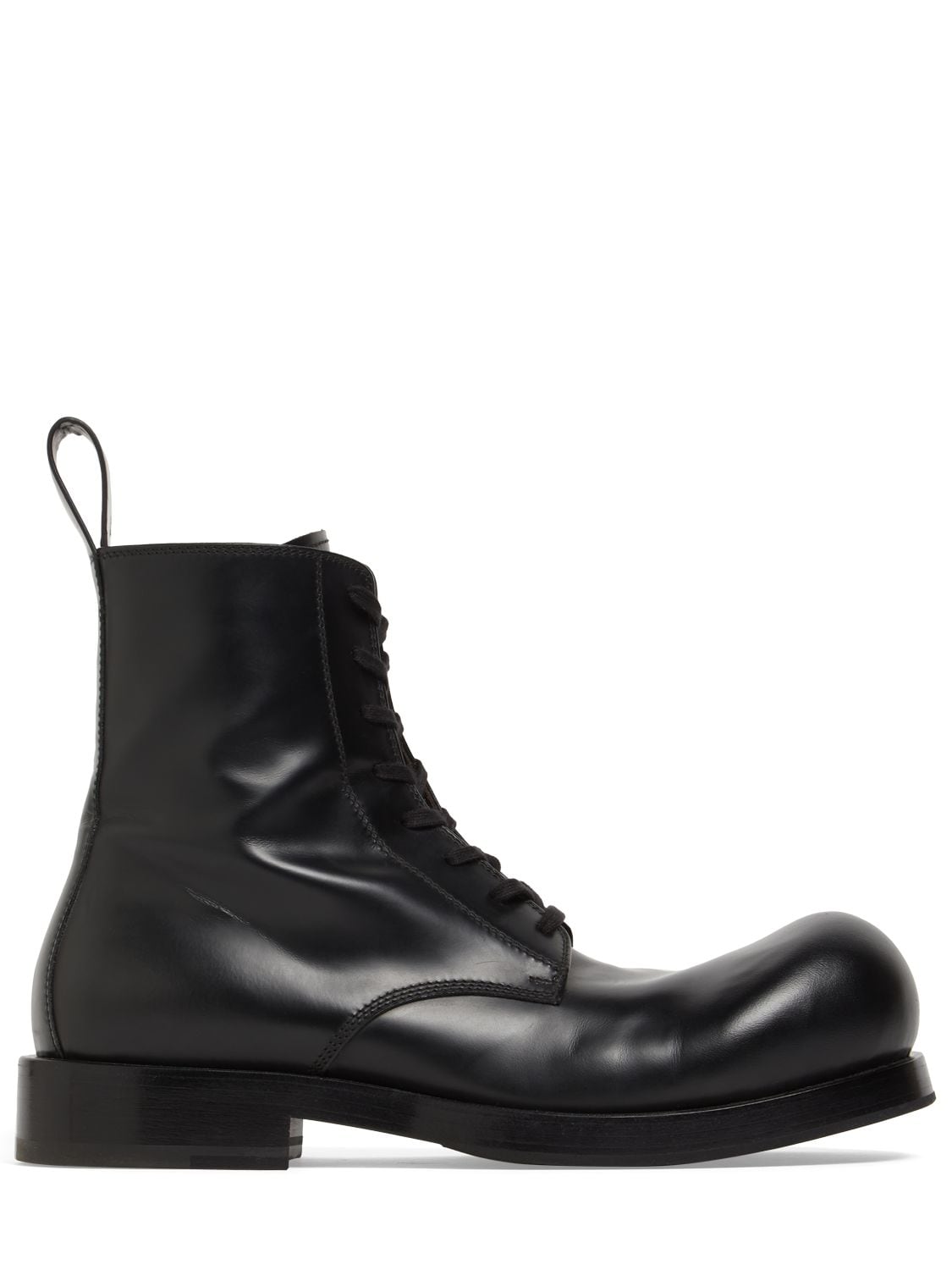 40mm Goofy Leather Ankle Boots